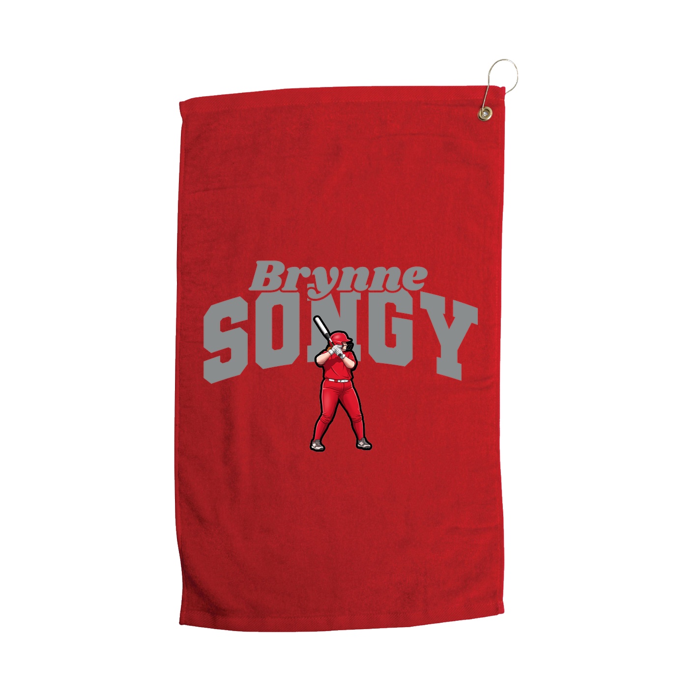 Golf Towel — Signature Arch in Red