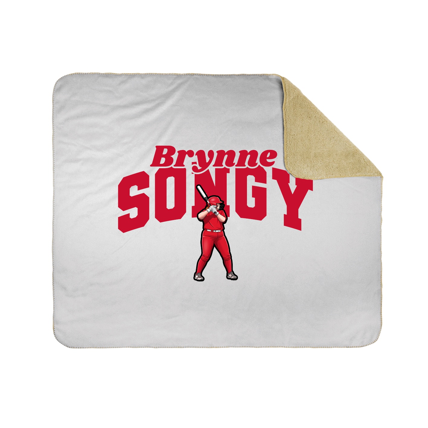 Throw Blanket — Signature Arch in White