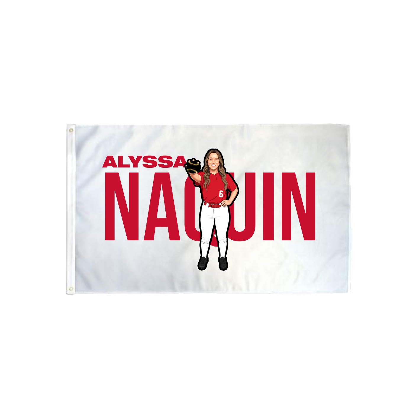 3x5 Flag — Player Name in Classic