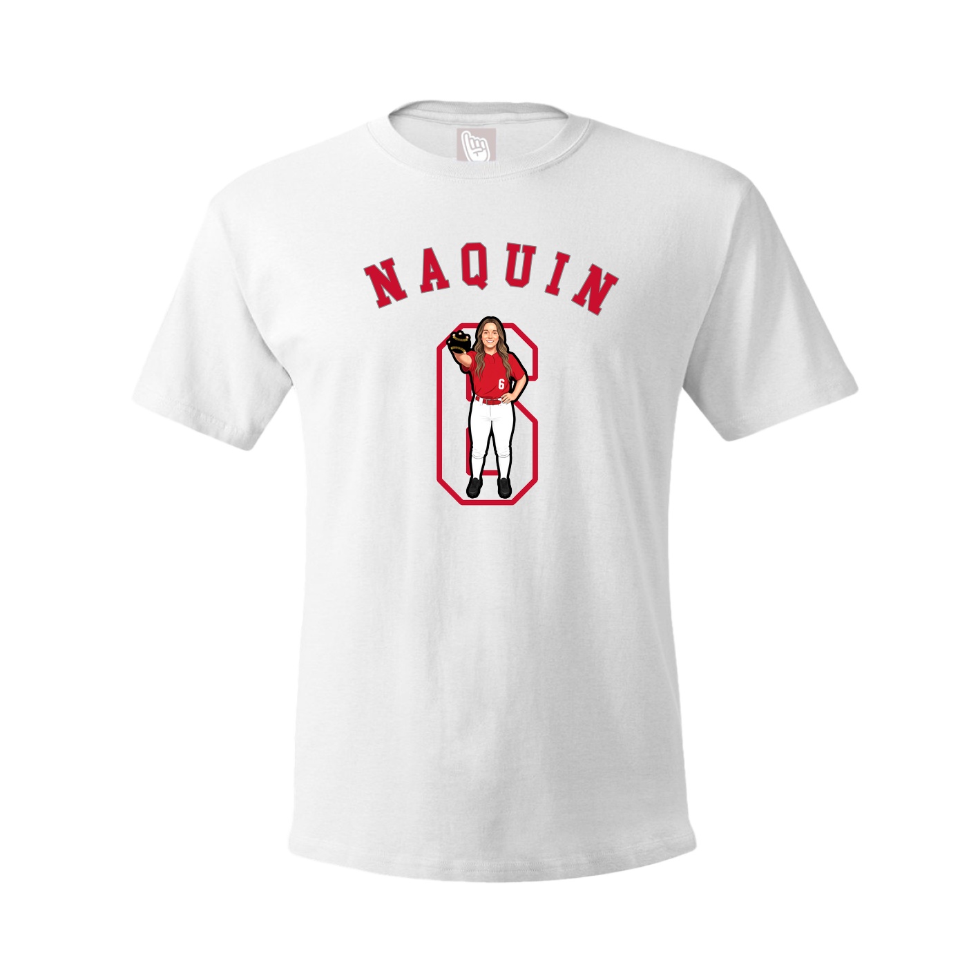 Tee — Shirsey Arch in White