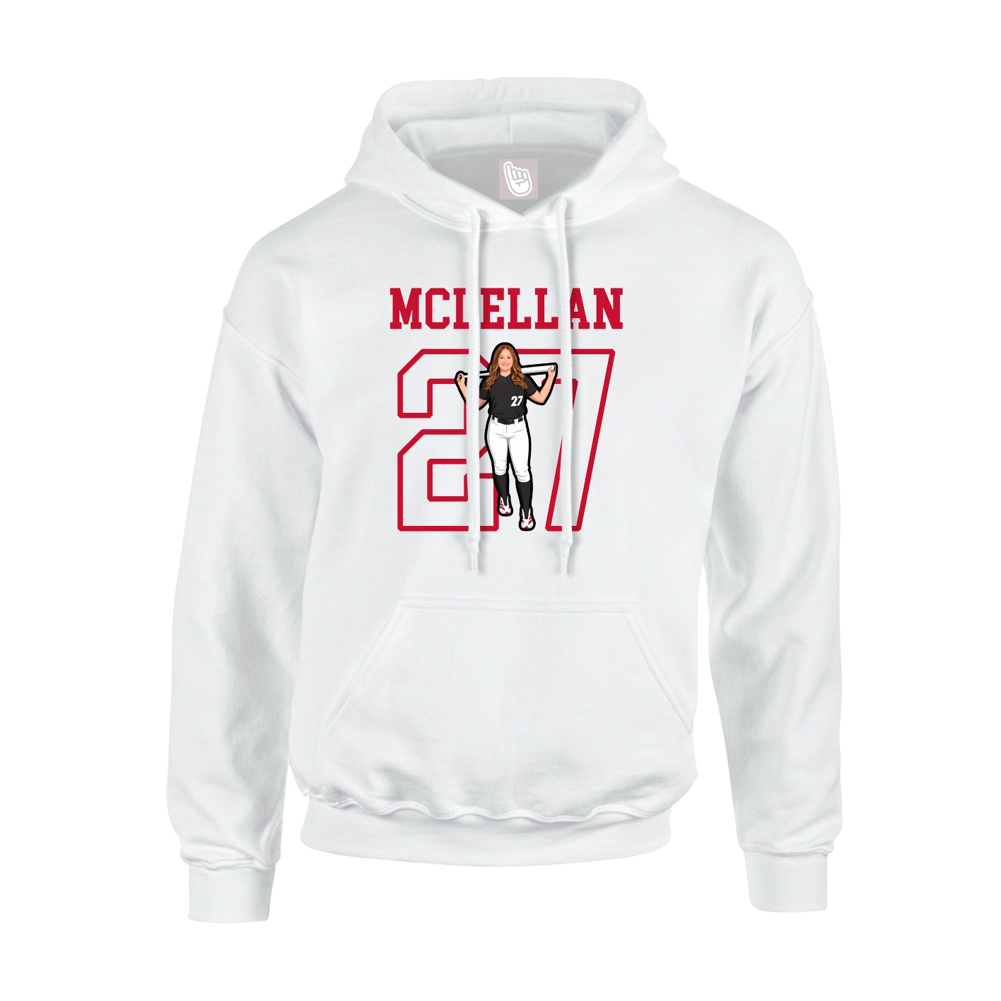Youth Hoodie — Shirsey in White