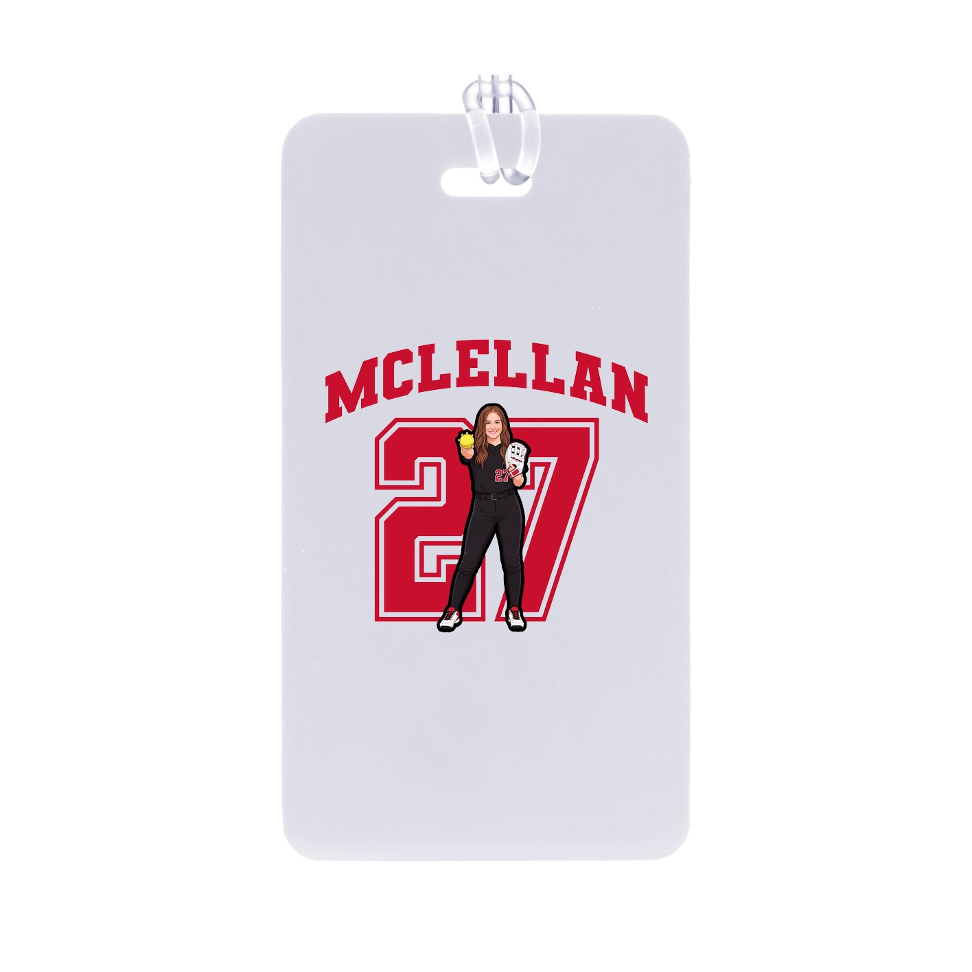 Bag Tag — Number in Classic