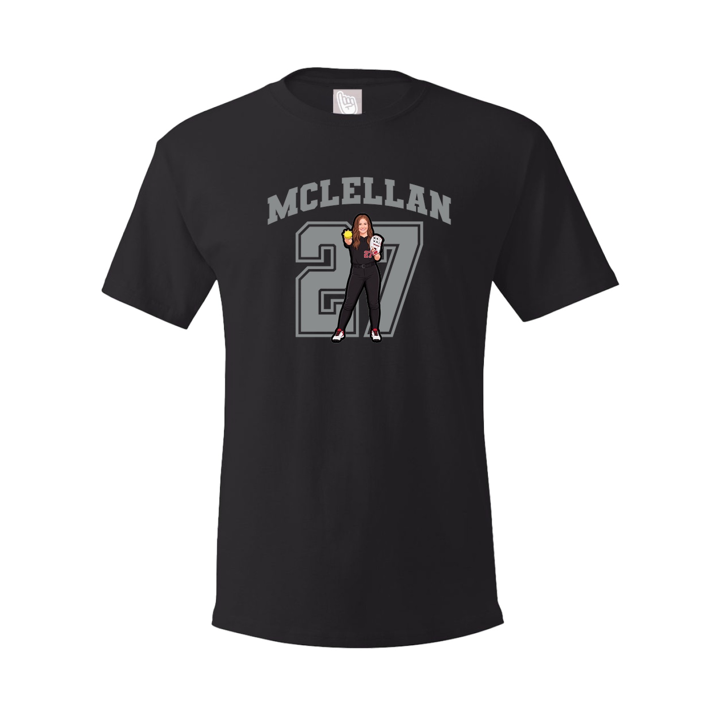 Tee — Number in Black
