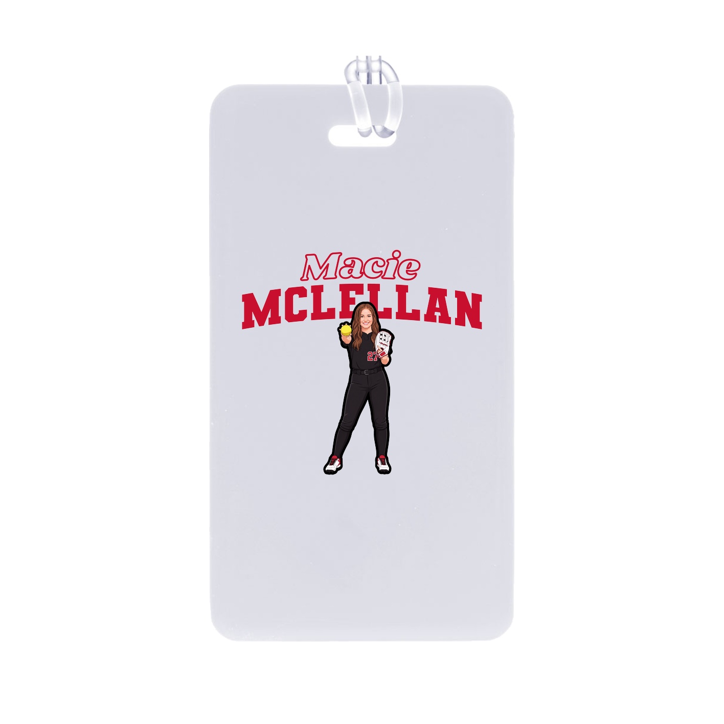 Bag Tag — Name Arch in Classic