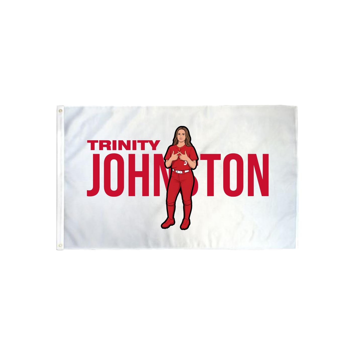 3x5 Flag — Player Name in Classic