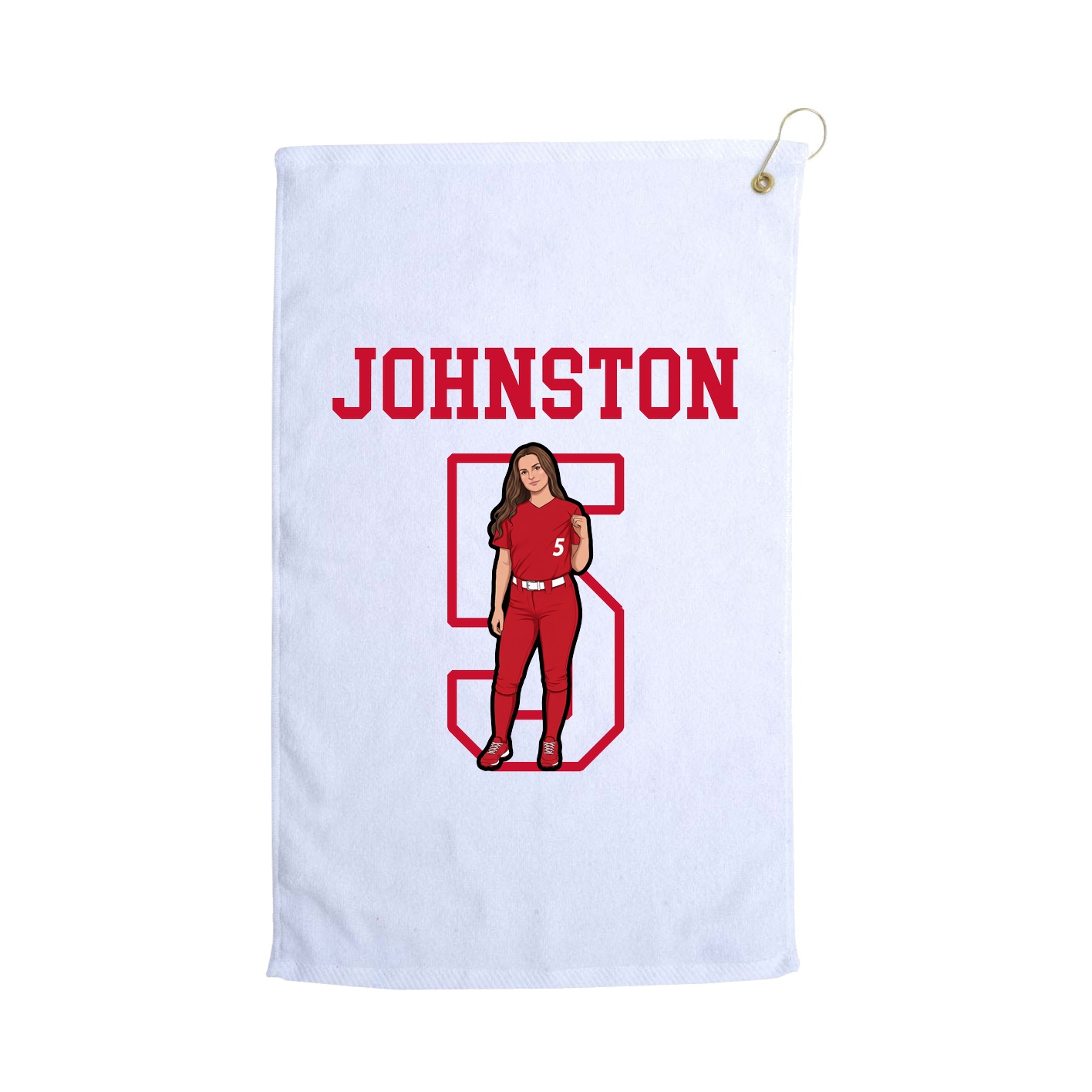 Golf Towel — Shirsey in White