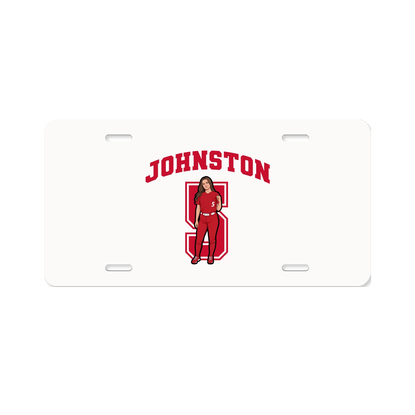 License Plate — Number in Classic