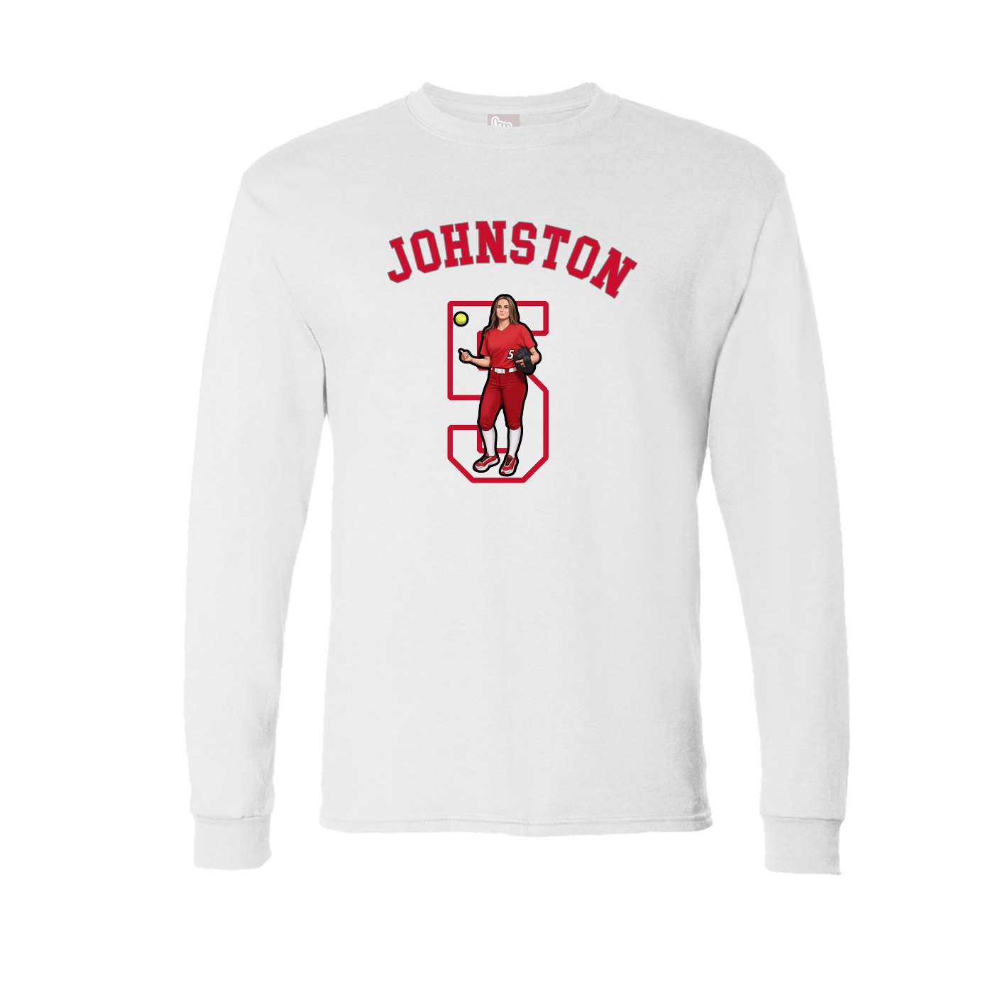 Long Sleeve Tee — Shirsey Arch in White