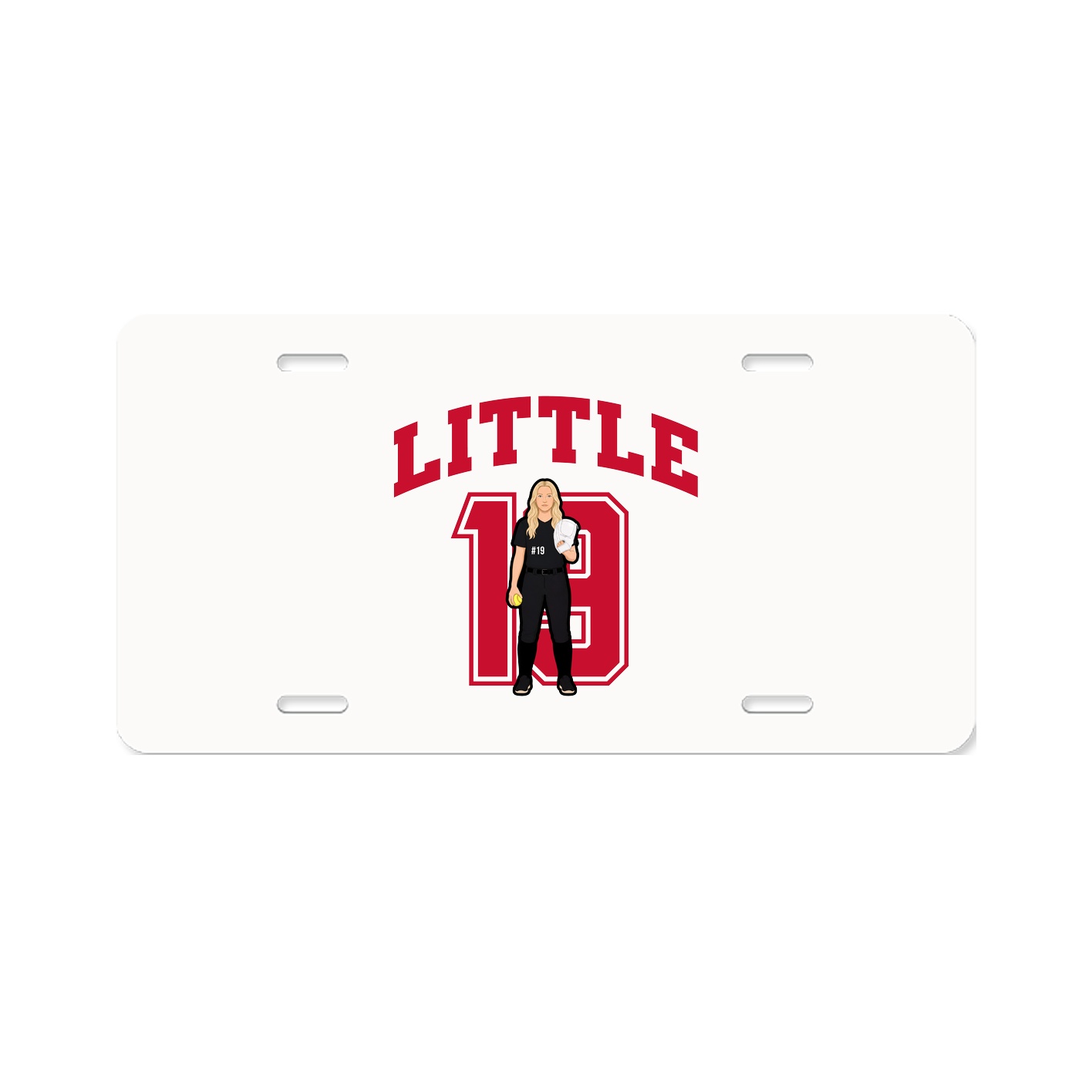 License Plate — Number in Classic