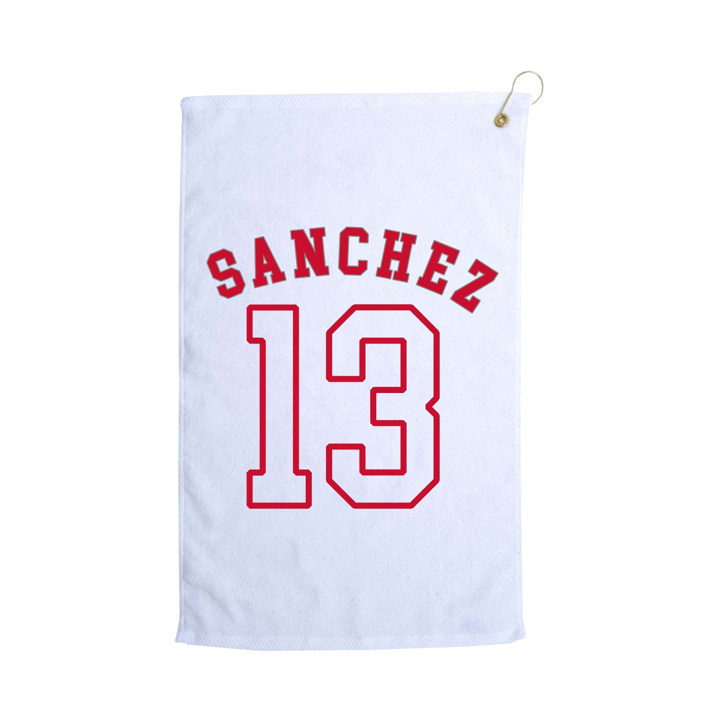 Golf Towel — Shirsey Arch in White