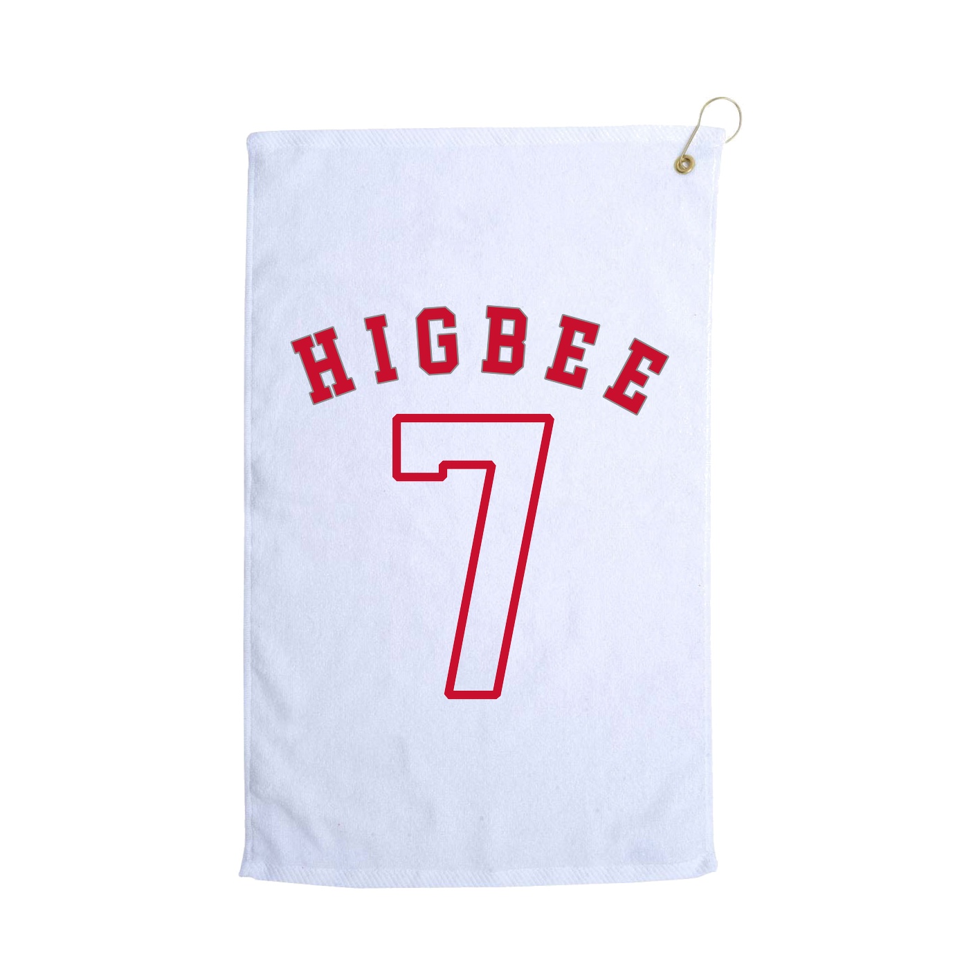 Golf Towel — Shirsey Arch in White