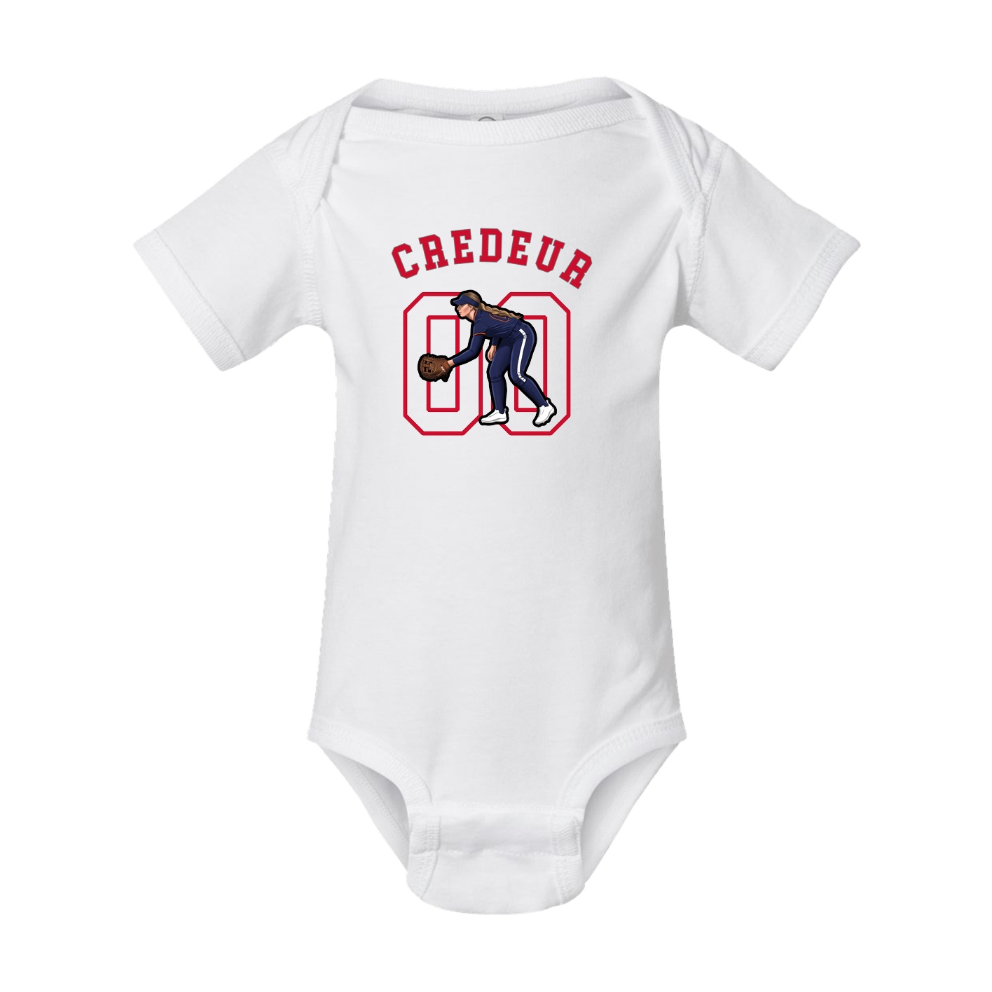 Baby Onesie — Shirsey Arch in White