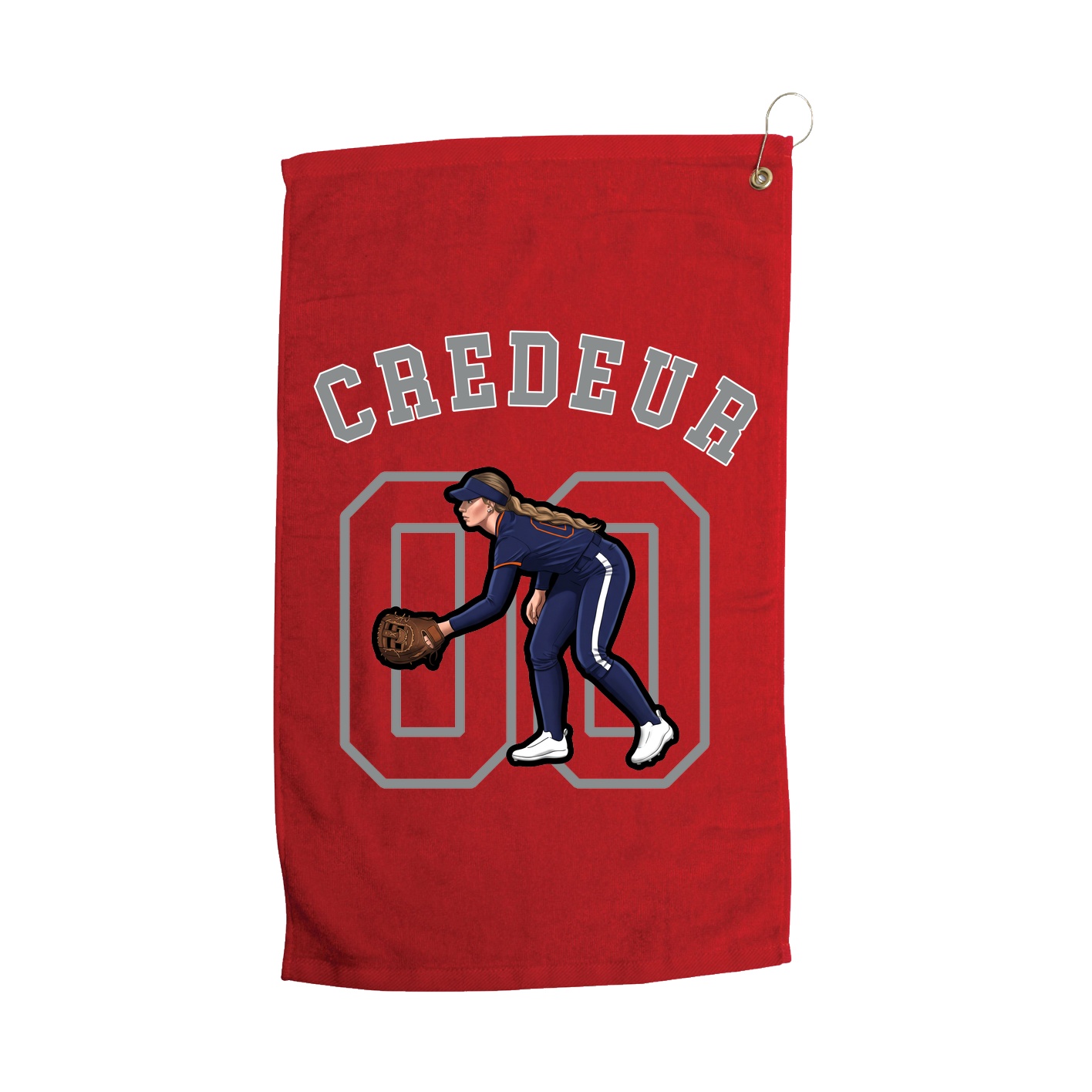 Golf Towel — Shirsey Arch in Red