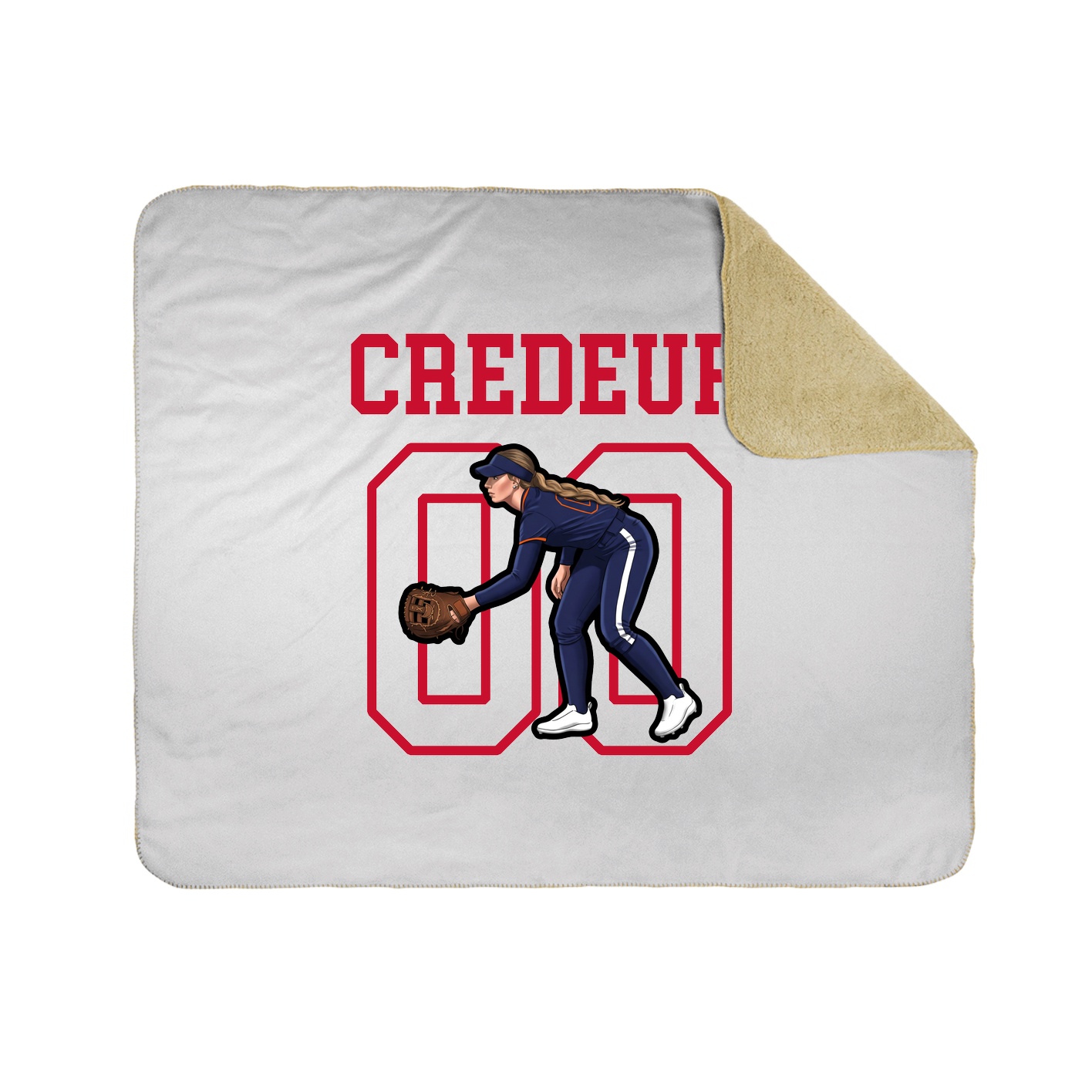 Throw Blanket — Shirsey in White