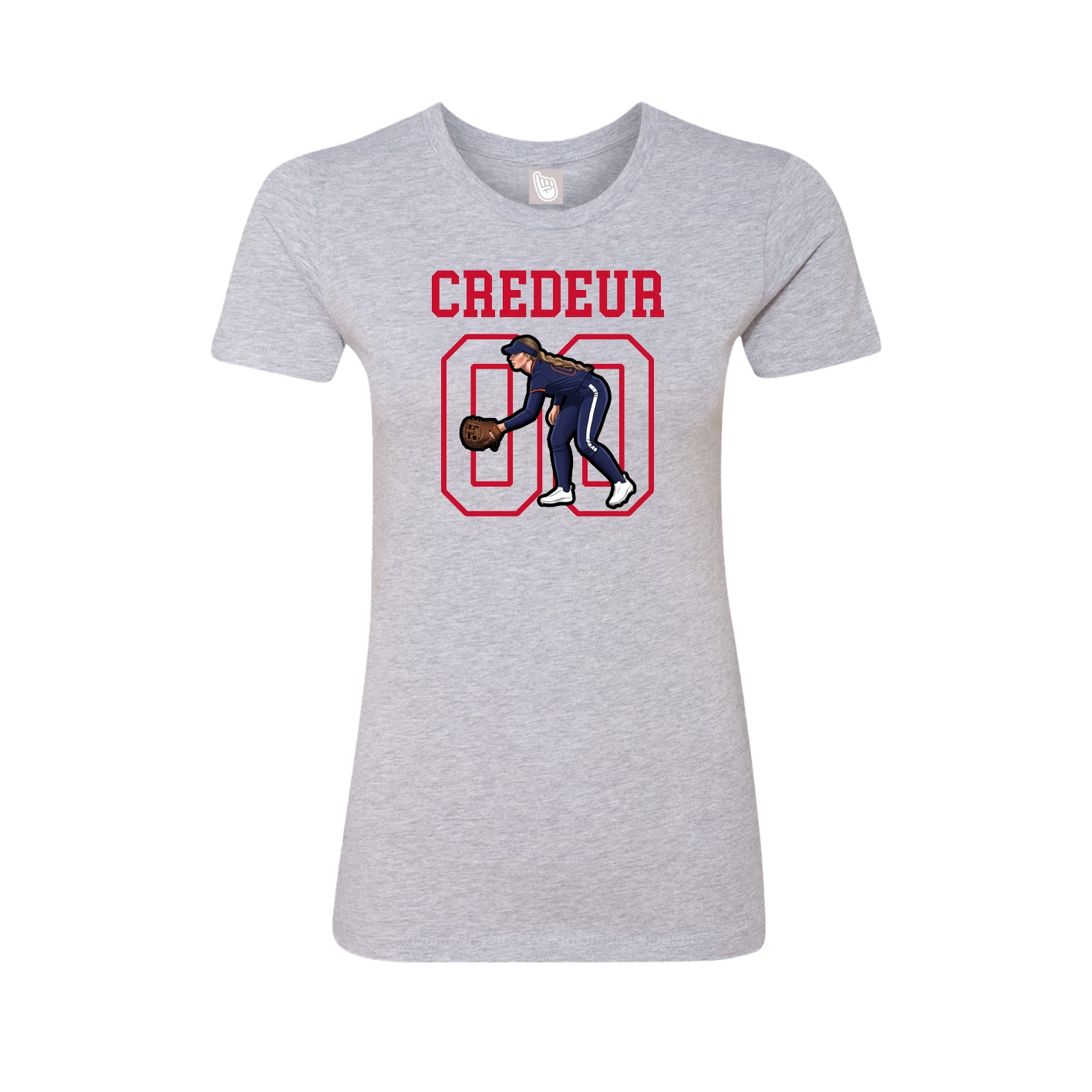 Fitted Women's Tee — Shirsey in Grey