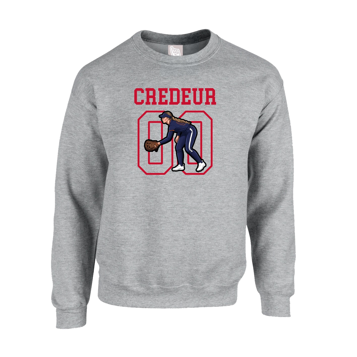 Fleece Crew — Shirsey in Grey