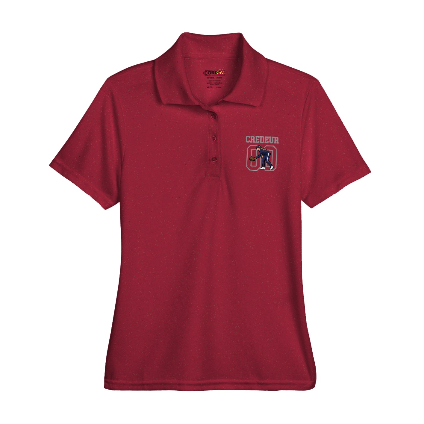 Womens Performance Polo — Shirsey in Red
