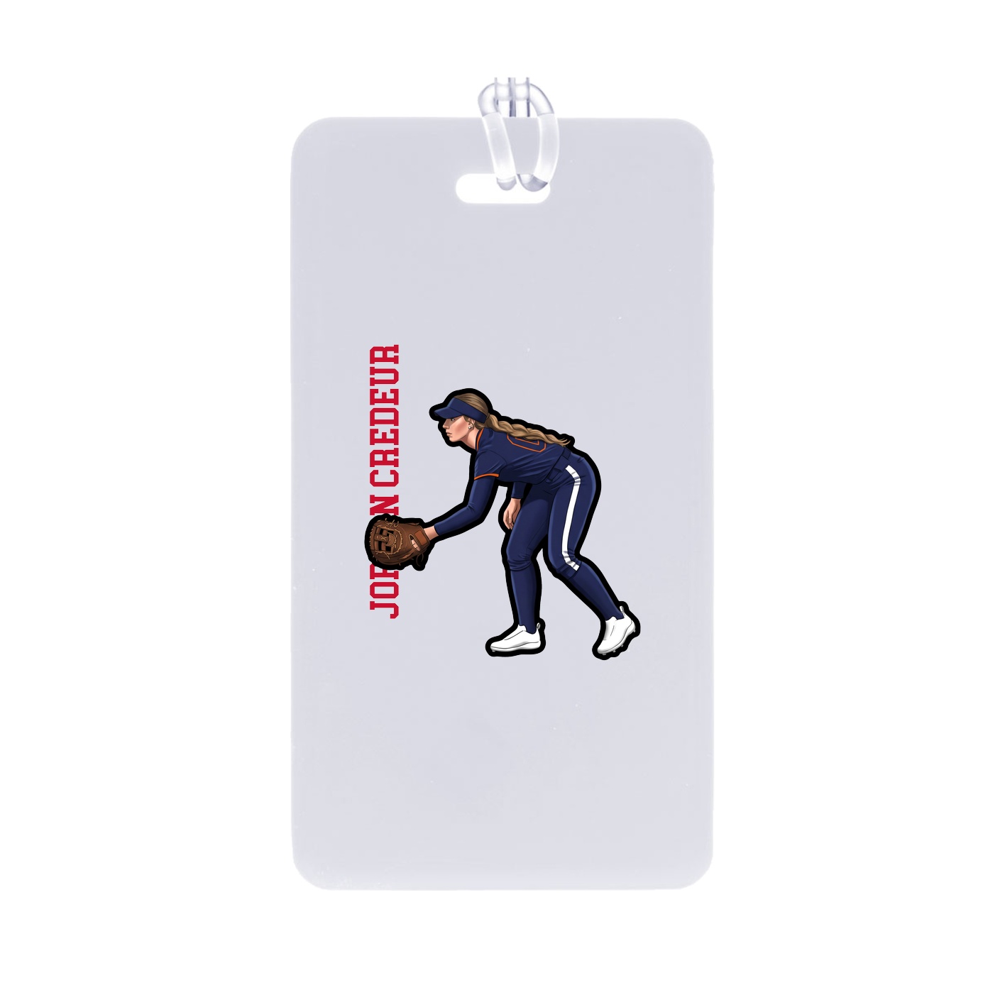 Bag Tag — Name Vertical in Classic