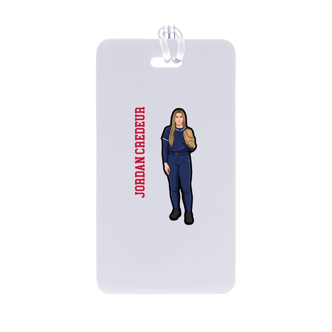 Bag Tag — Name Vertical in Classic