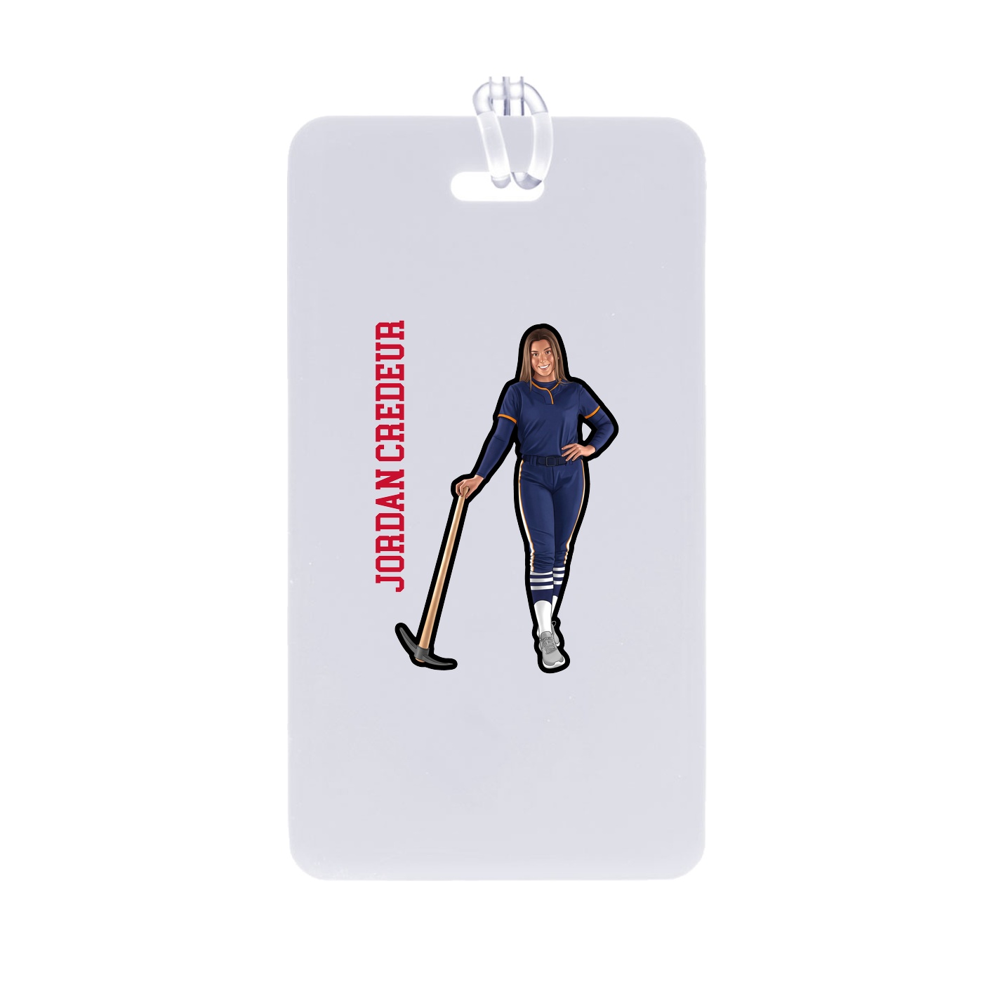Bag Tag — Name Vertical in Classic