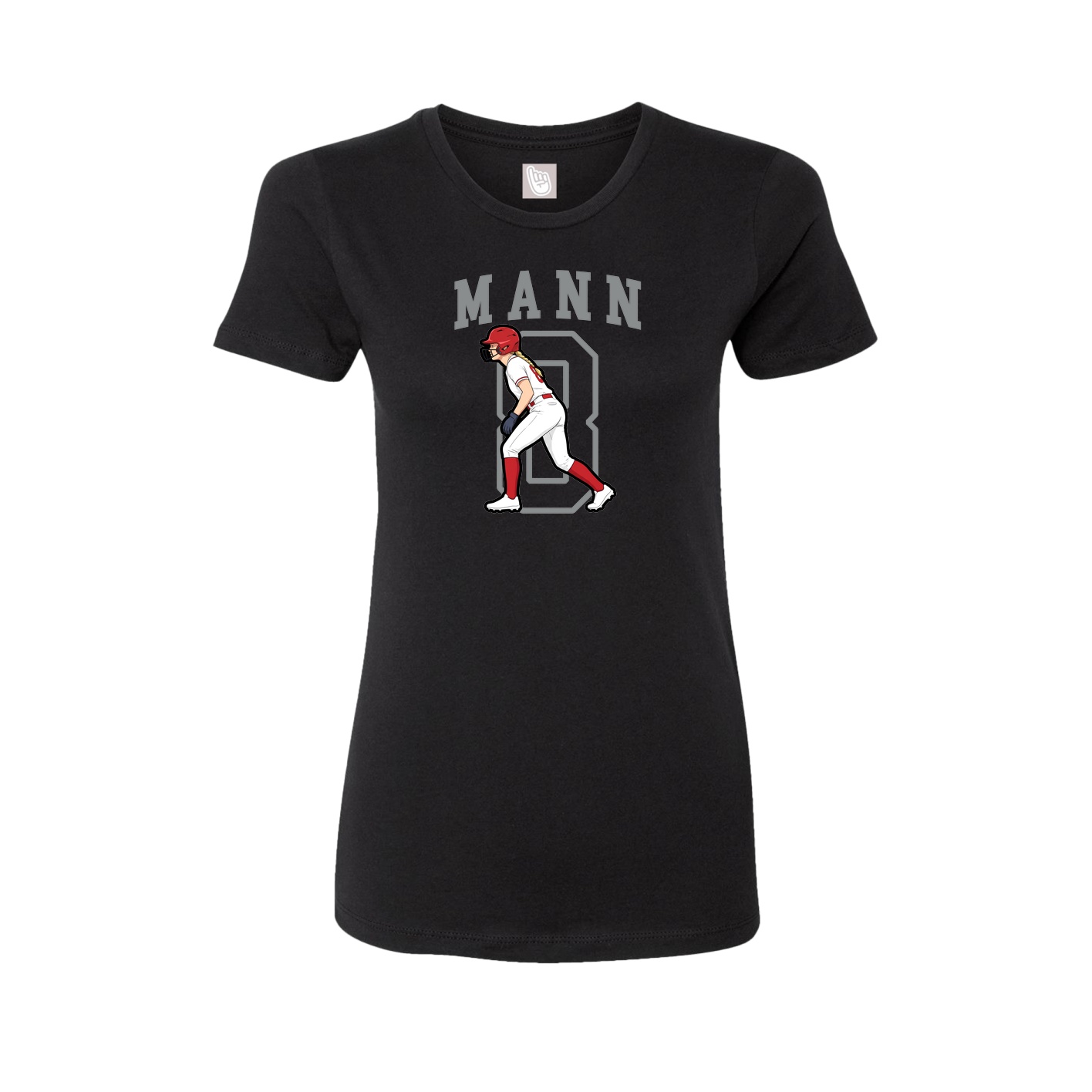 Fitted Women's Tee — Shirsey in Black