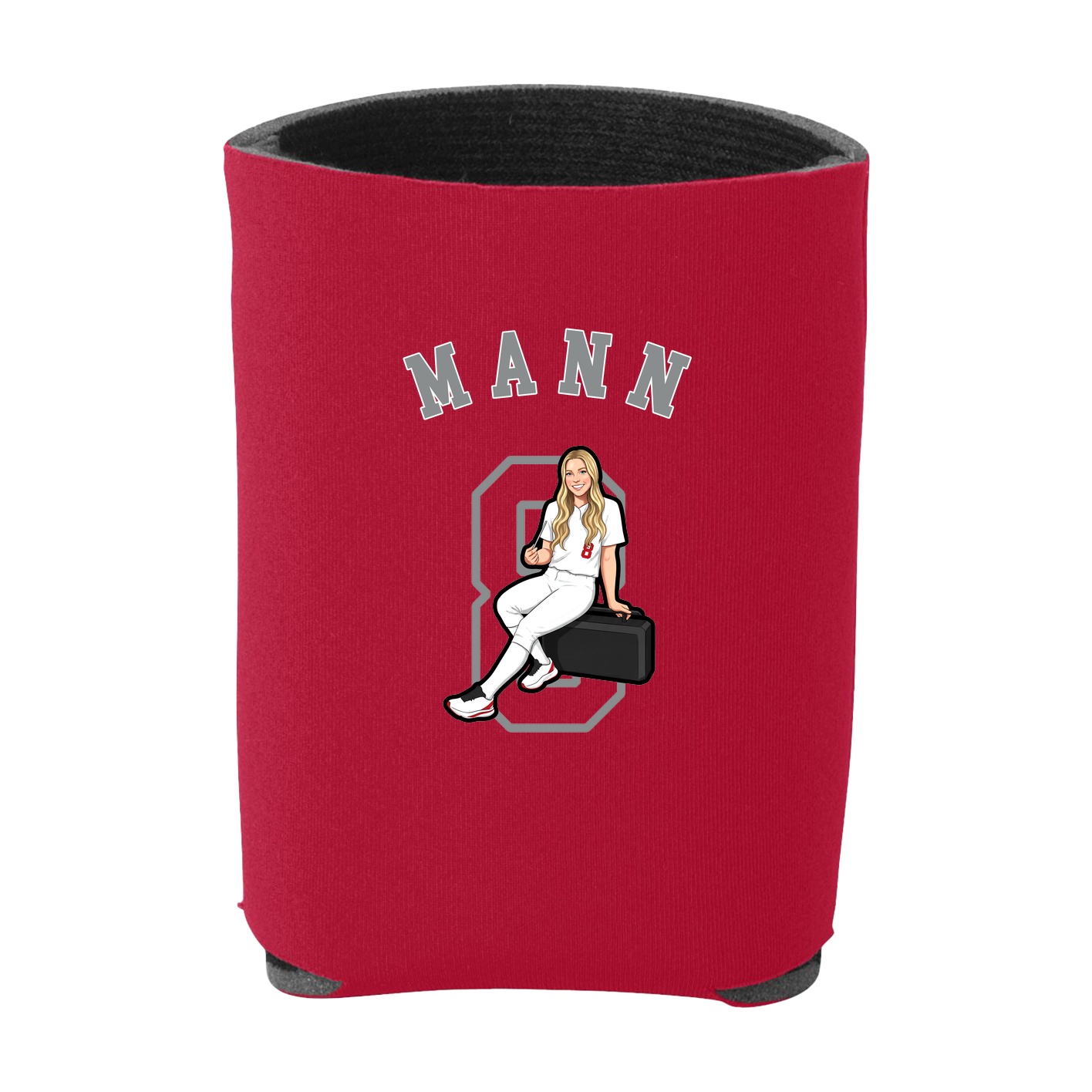 Can Holder — Shirsey Arch in Red