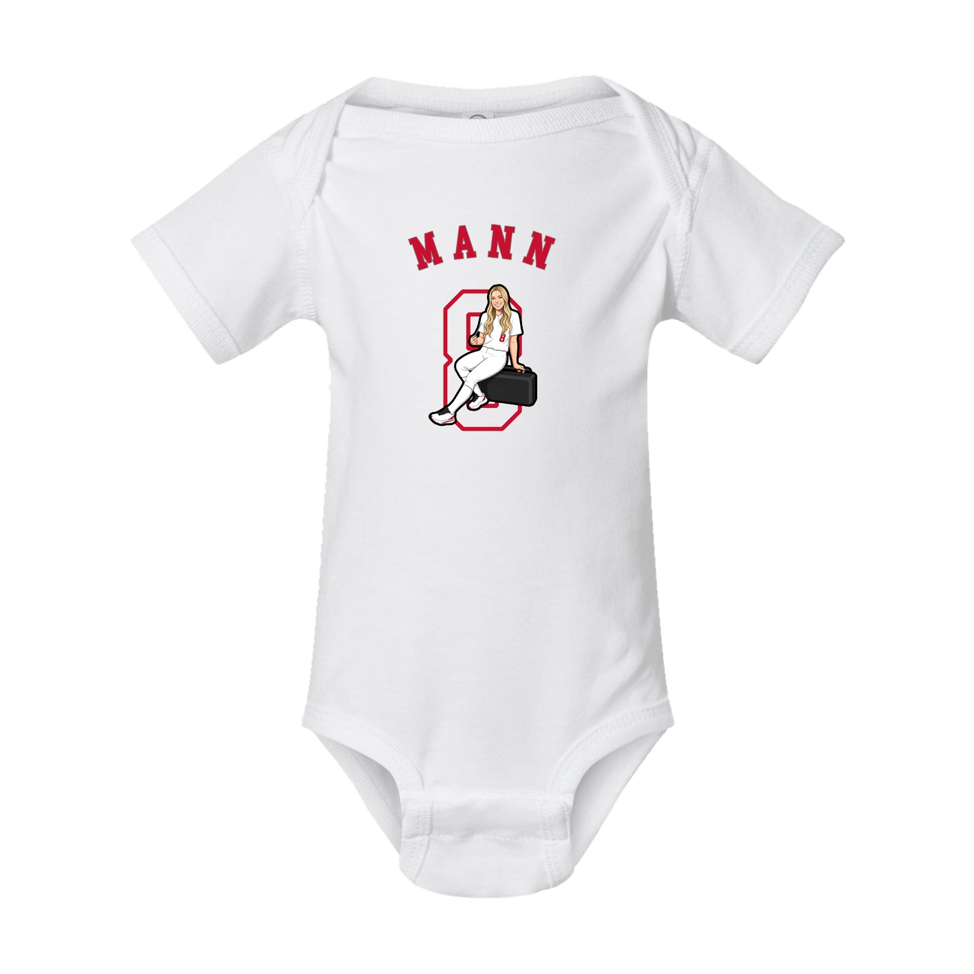 Baby Onesie — Shirsey Arch in White