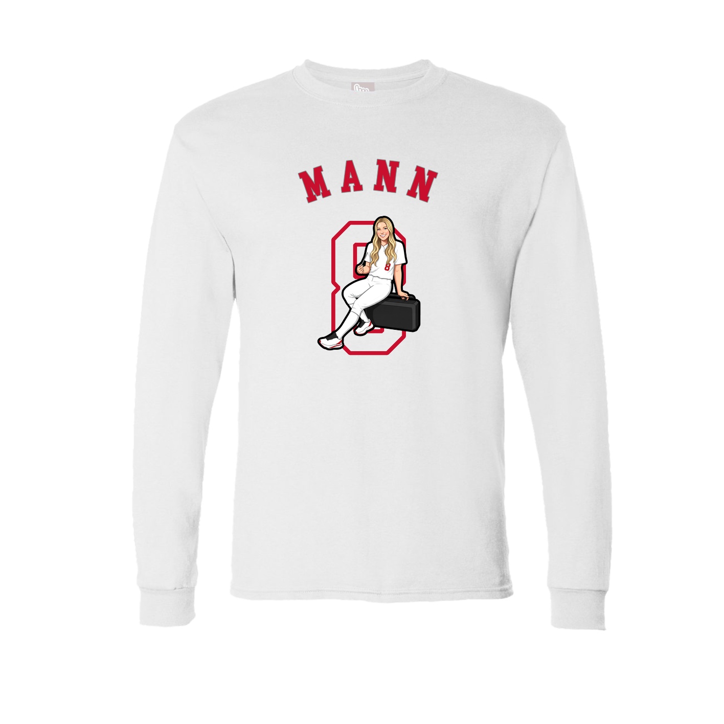 Long Sleeve Tee — Shirsey Arch in White