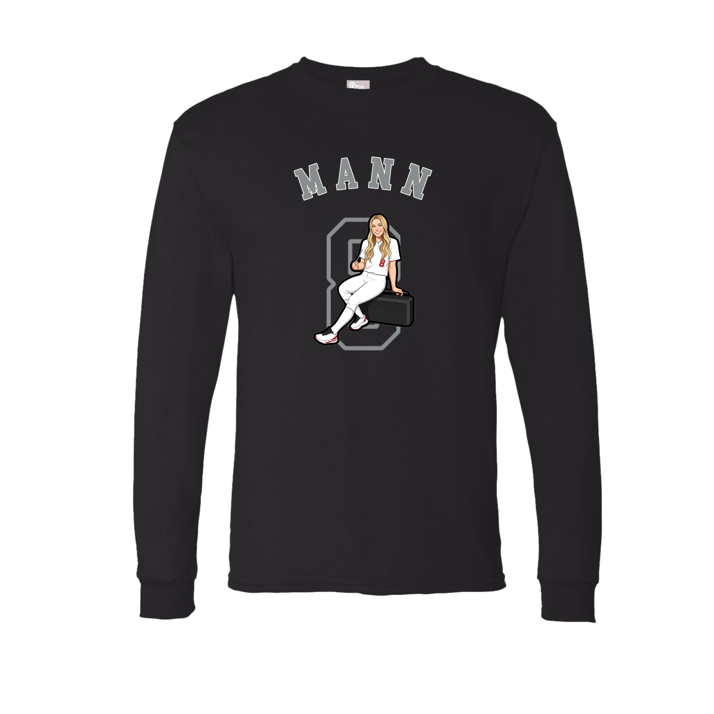 Long Sleeve Tee — Shirsey Arch in Black