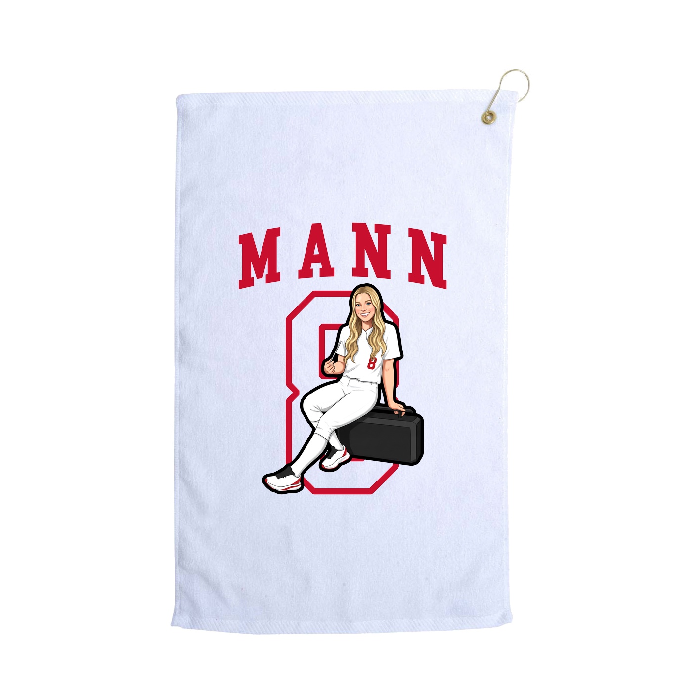 Golf Towel — Shirsey in White