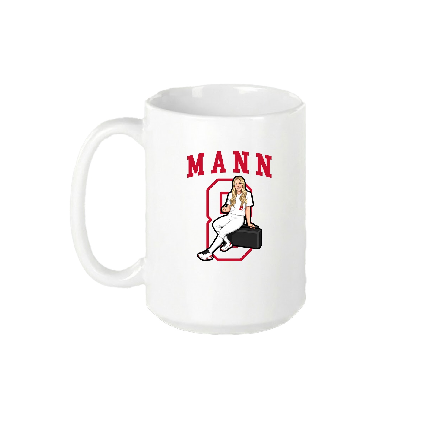 15oz Coffee Mug — Shirsey in White