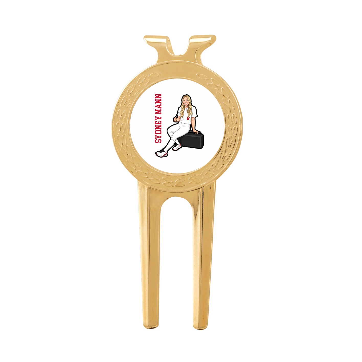 Divot Tool with Ball Marker — Name Vertical in Classic