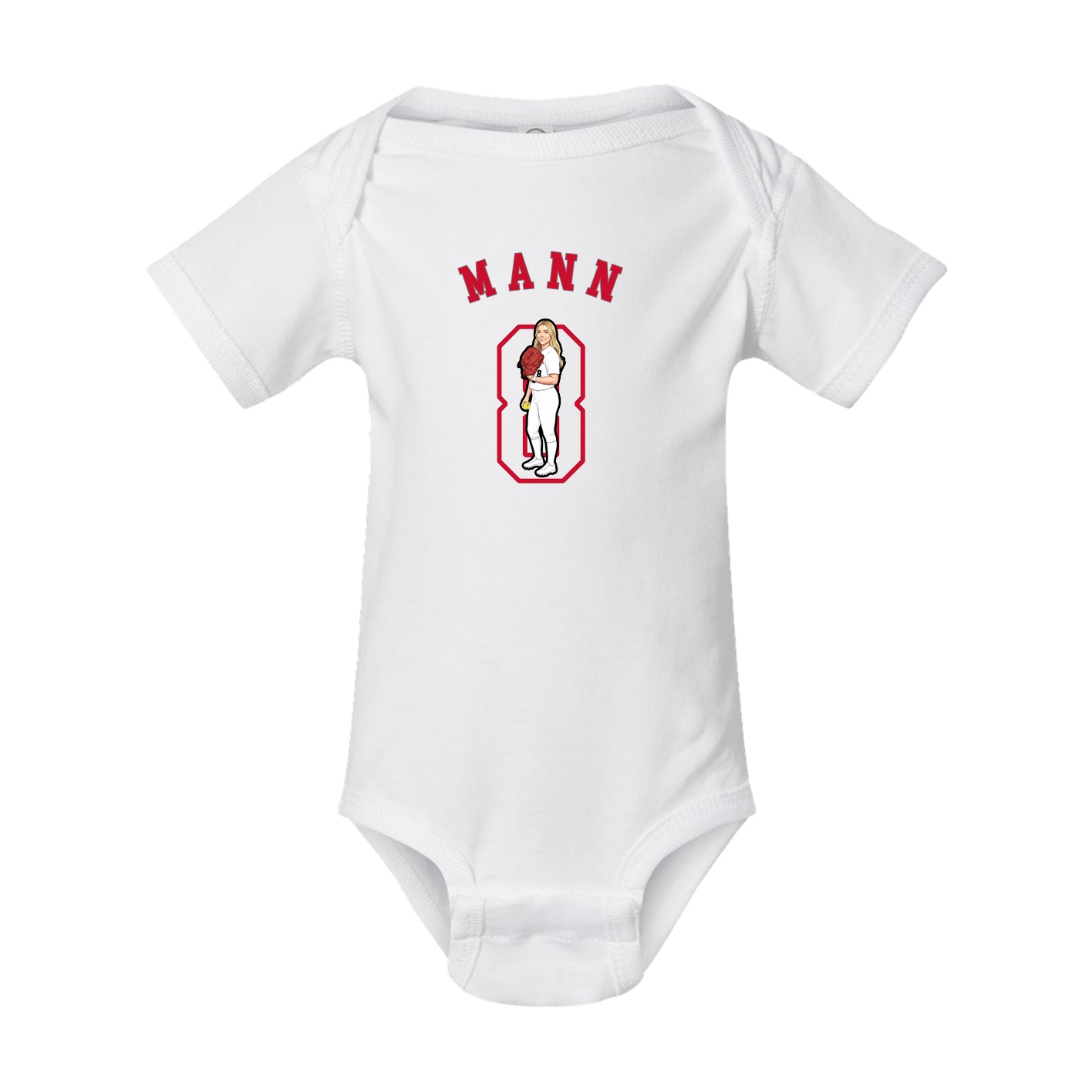 Baby Onesie — Shirsey Arch in White