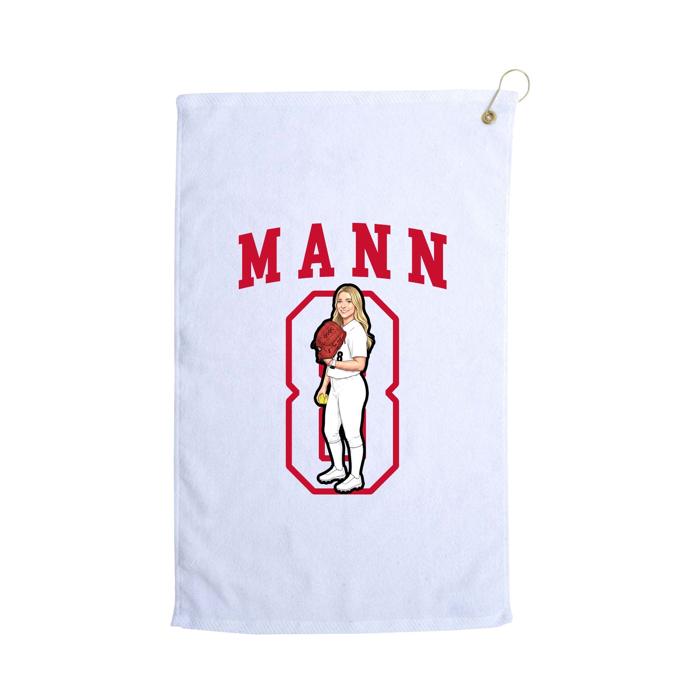 Golf Towel — Shirsey in White