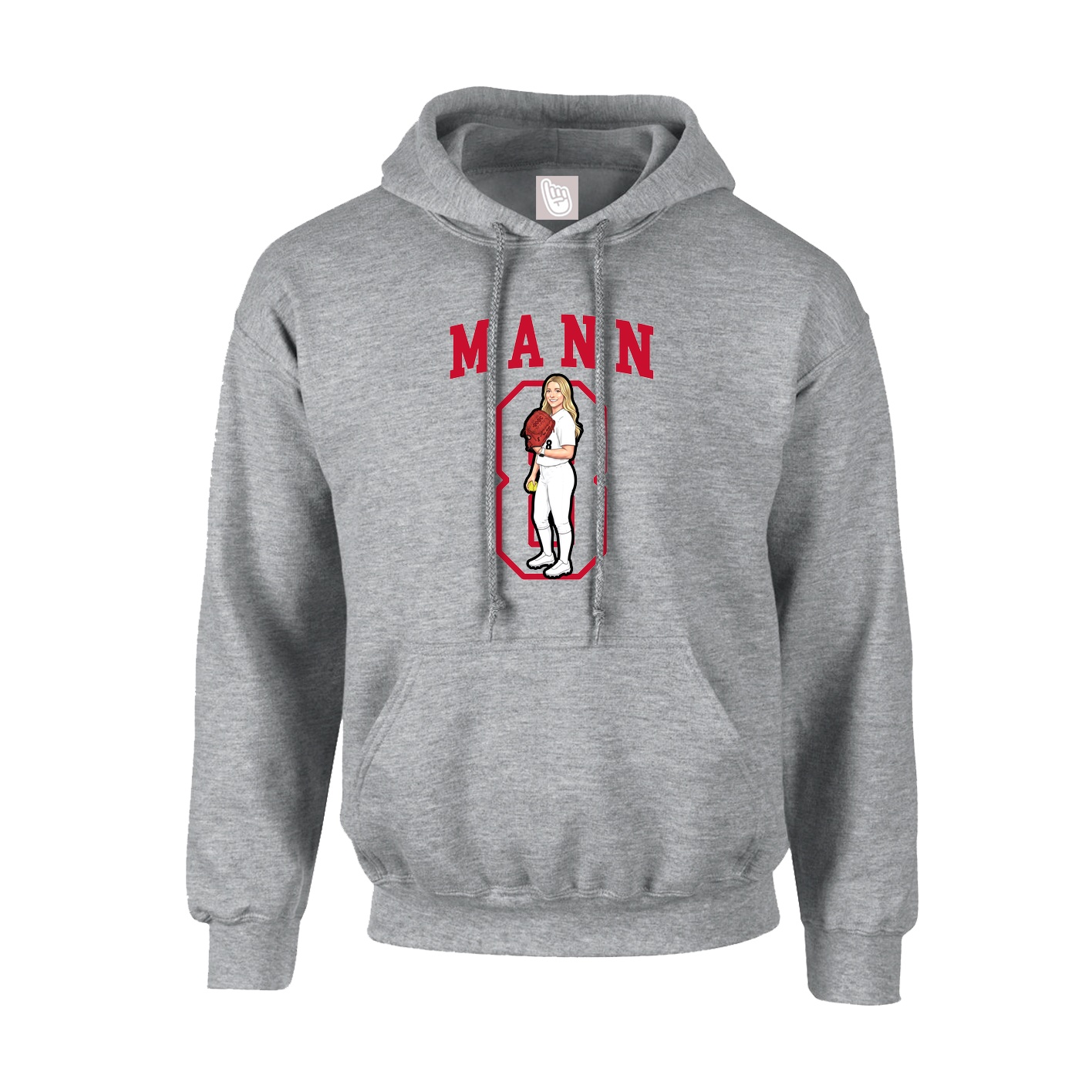 Hoodie — Shirsey in Grey