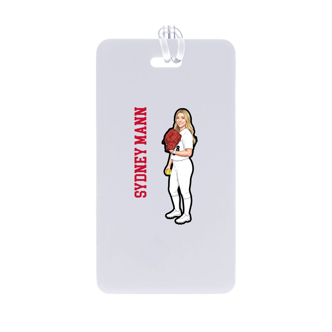 Bag Tag — Name Vertical in Classic
