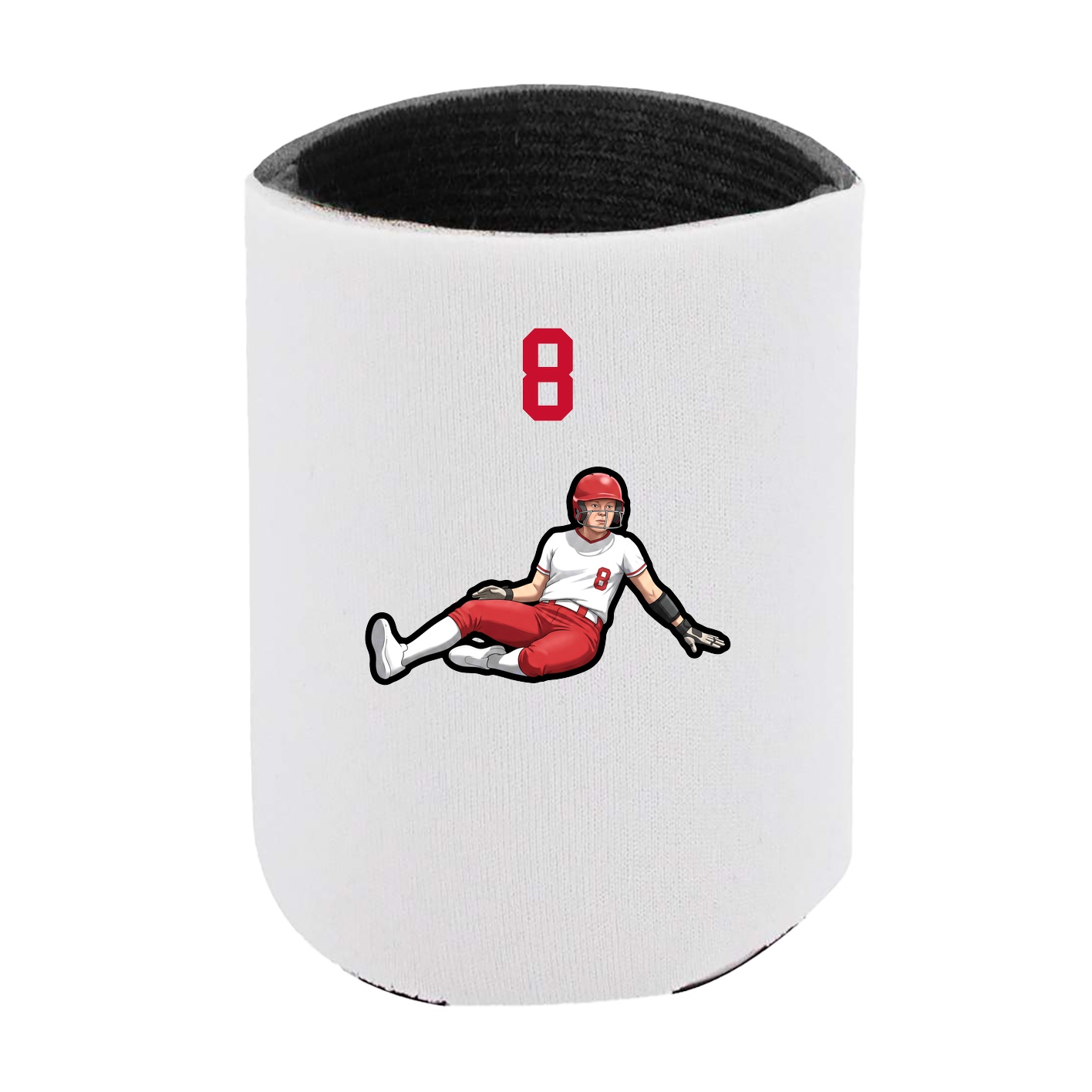 Can Holder — Number Top in White