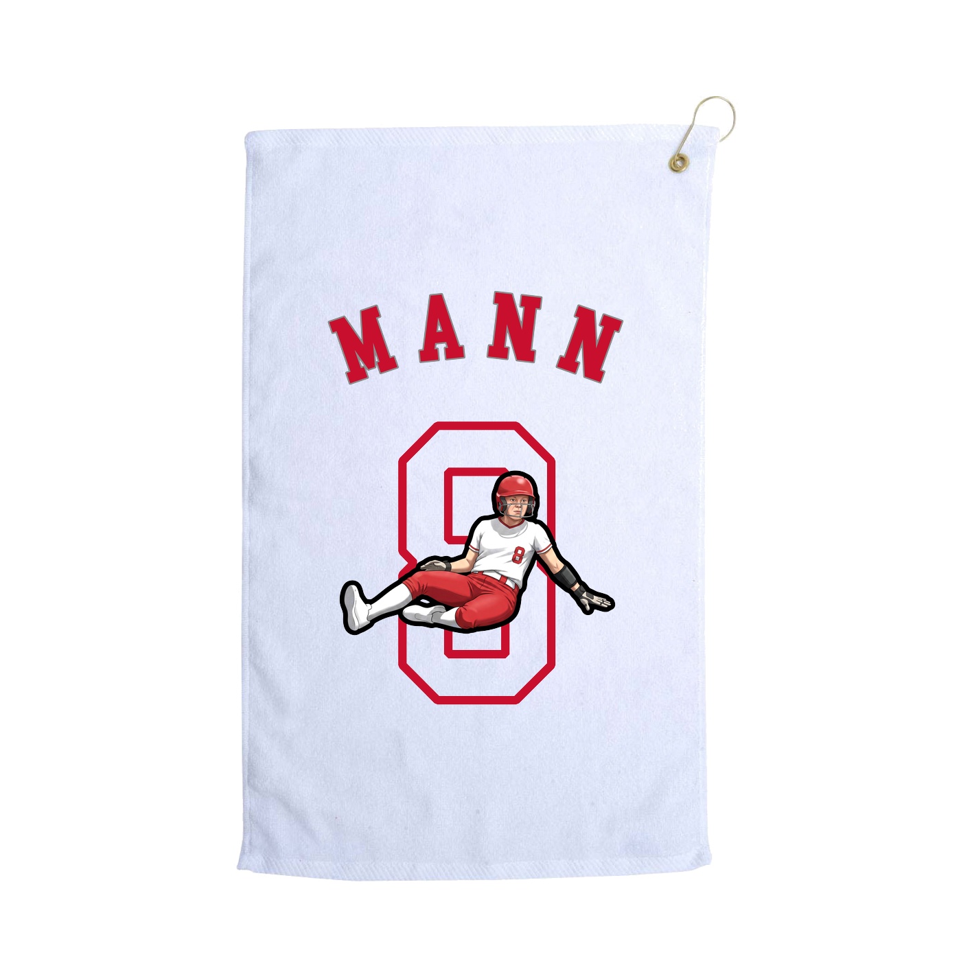 Golf Towel — Shirsey Arch in White