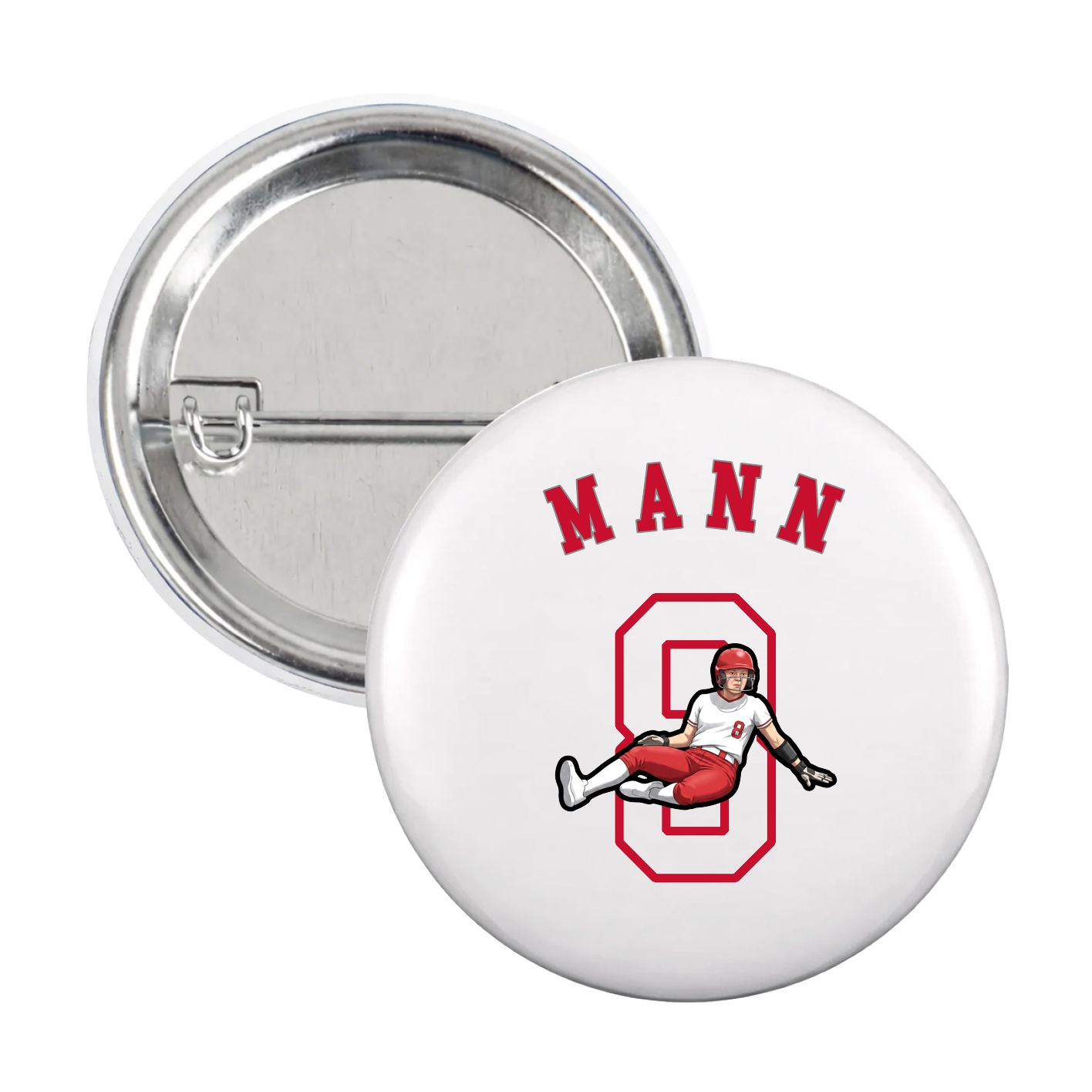 Game Day Button — Shirsey Arch in White
