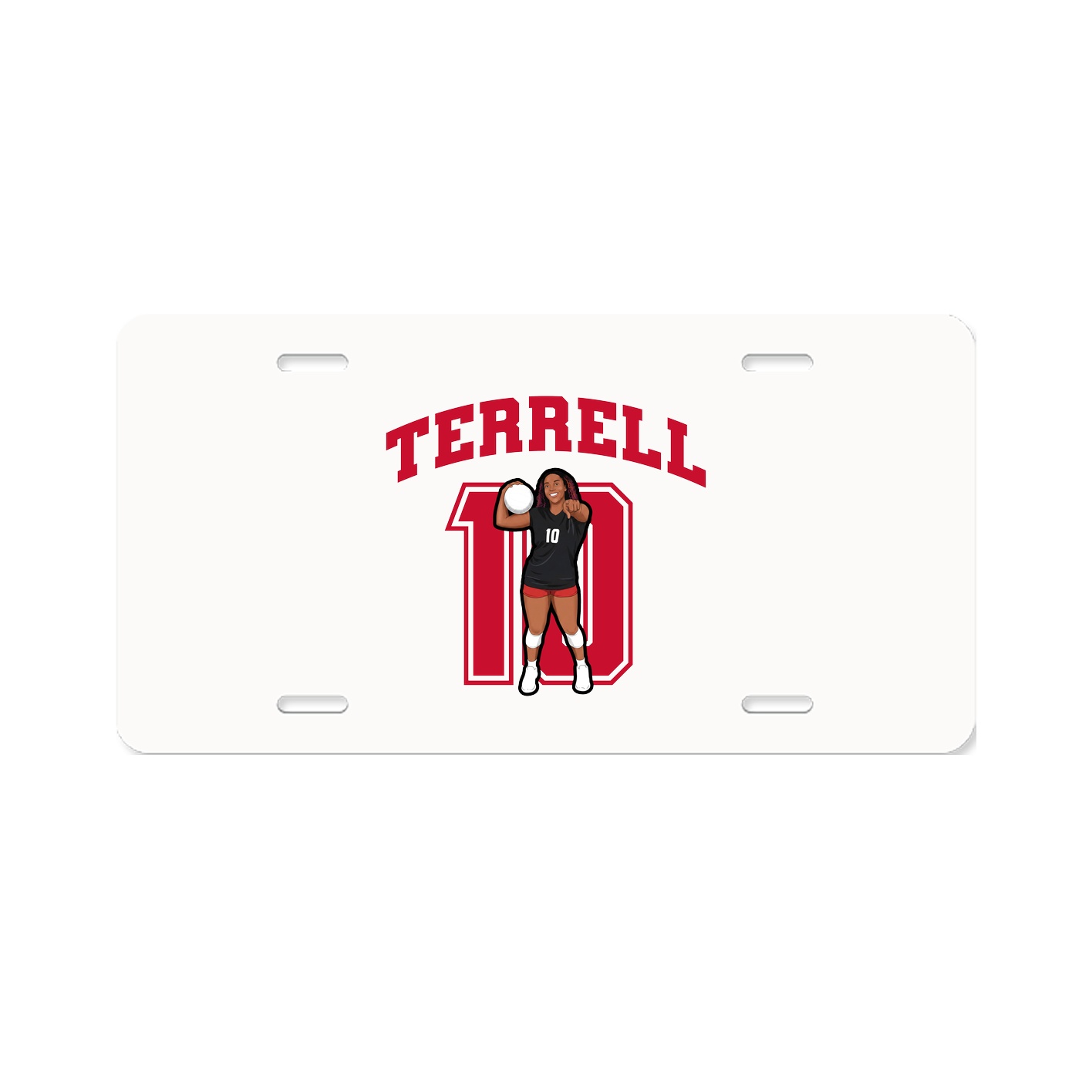 License Plate — Number in Classic