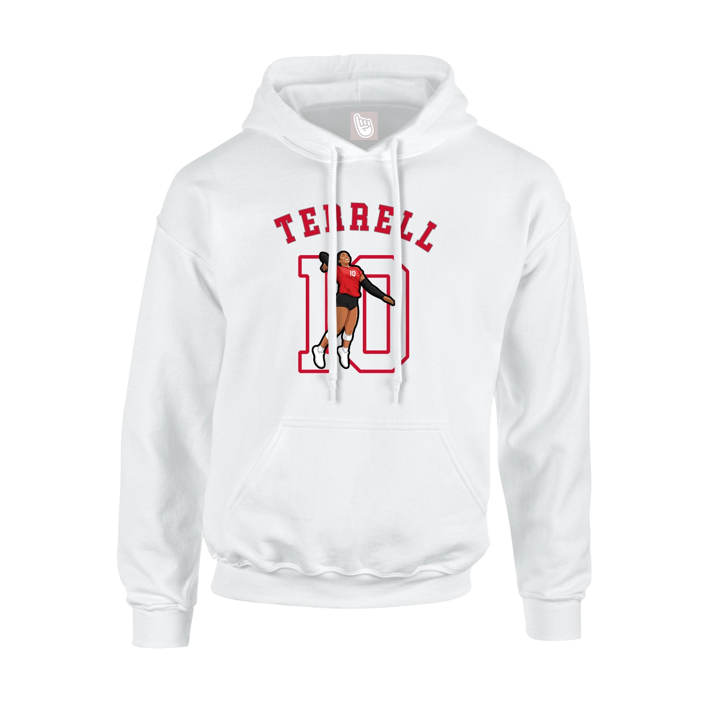 Hoodie — Shirsey Arch in White