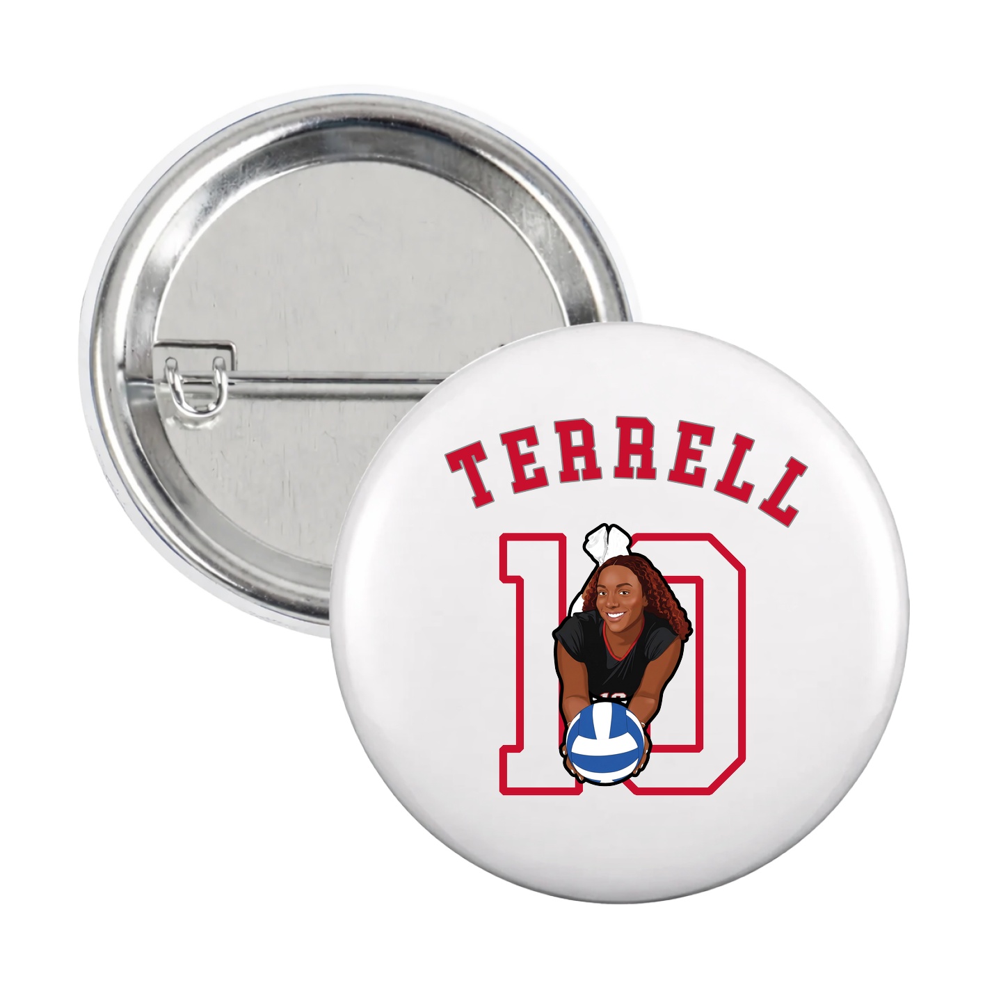 Game Day Button — Shirsey Arch in White