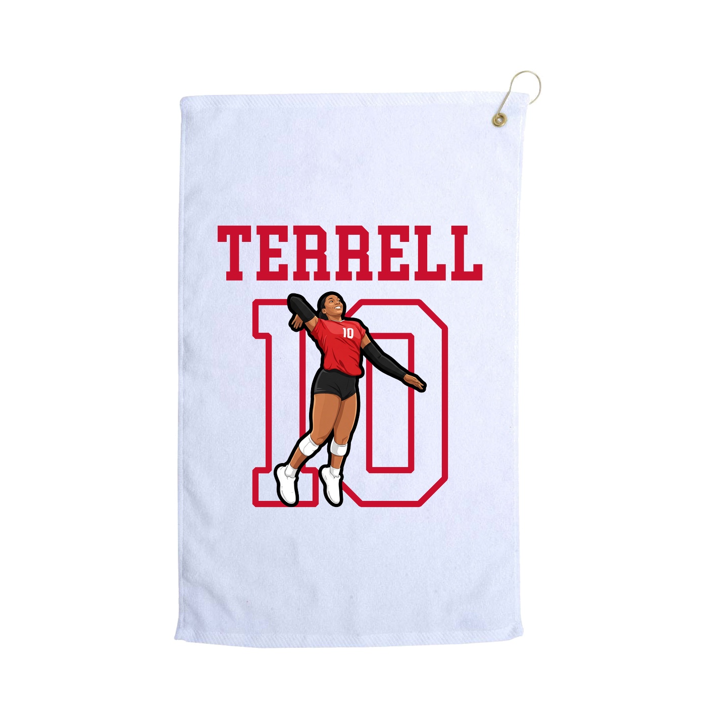 Golf Towel — Shirsey in White