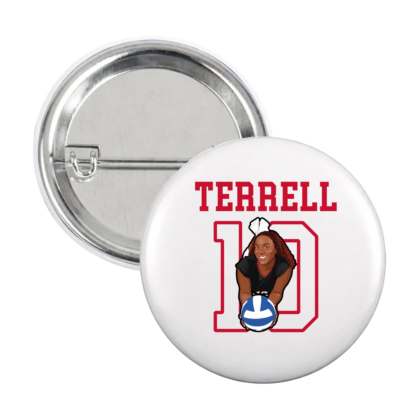 Game Day Button — Shirsey in White