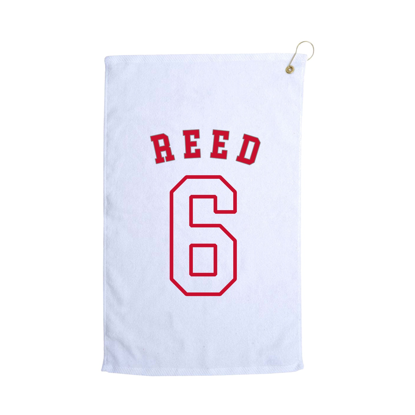 Golf Towel — Shirsey Arch in White