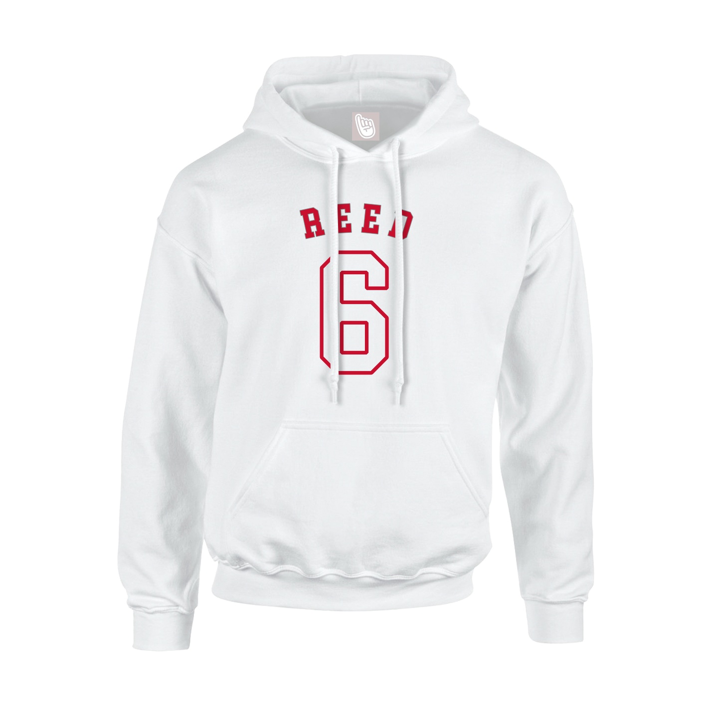Hoodie — Shirsey Arch in White