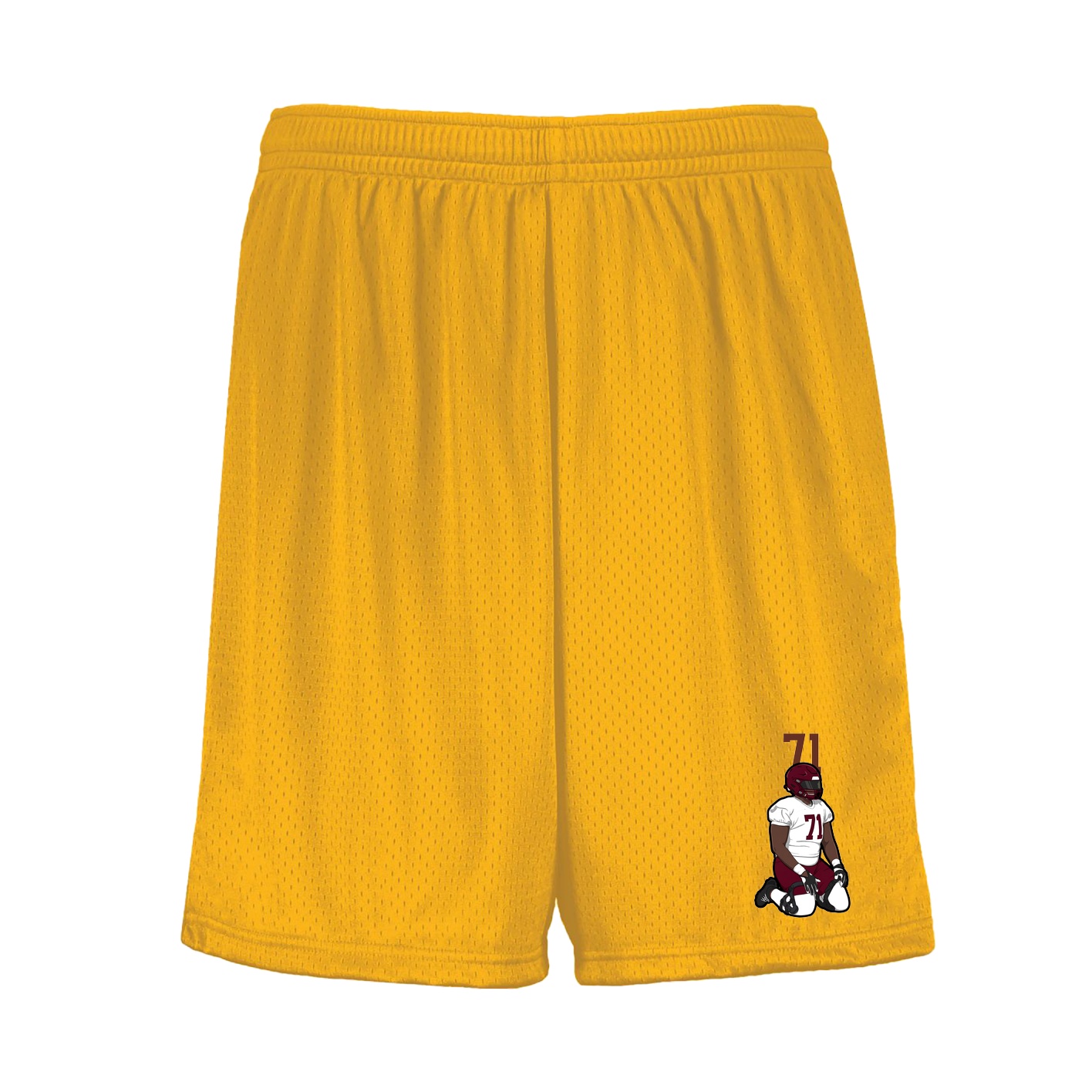 Shorts — Number Top in Gold