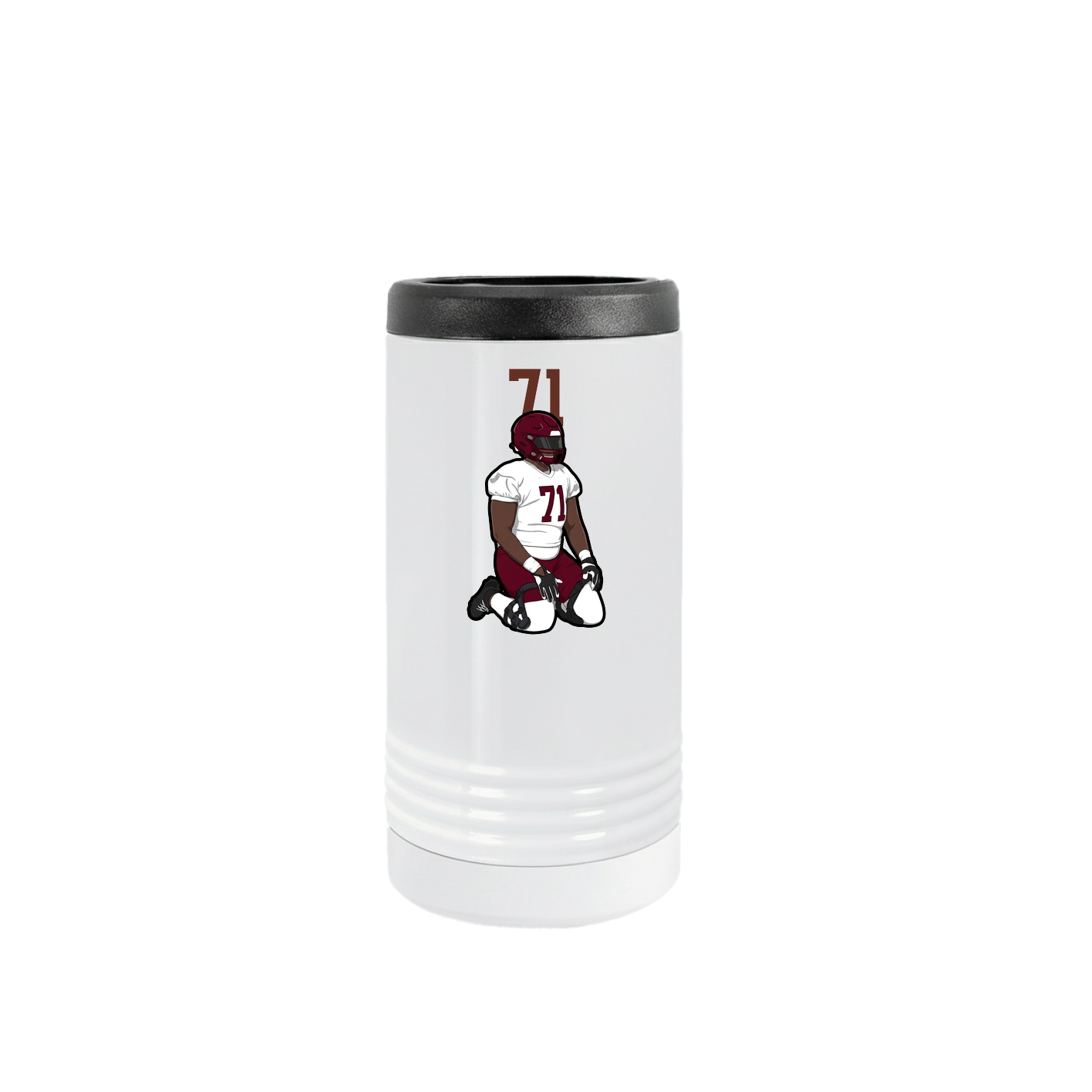 Slim Beverage Holder — Number Top in White