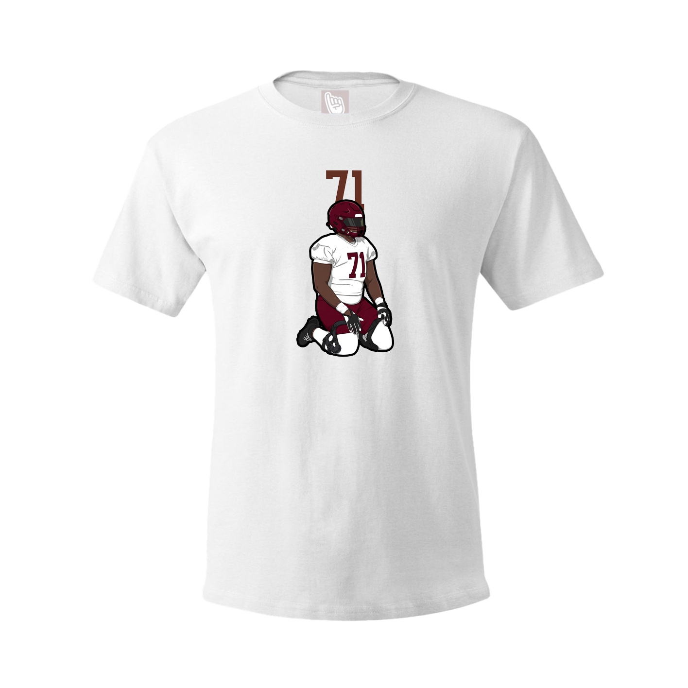 Tee — Number Top in White