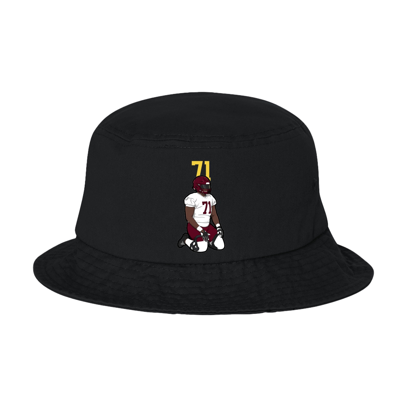Bucket Cap — Number Top in Black